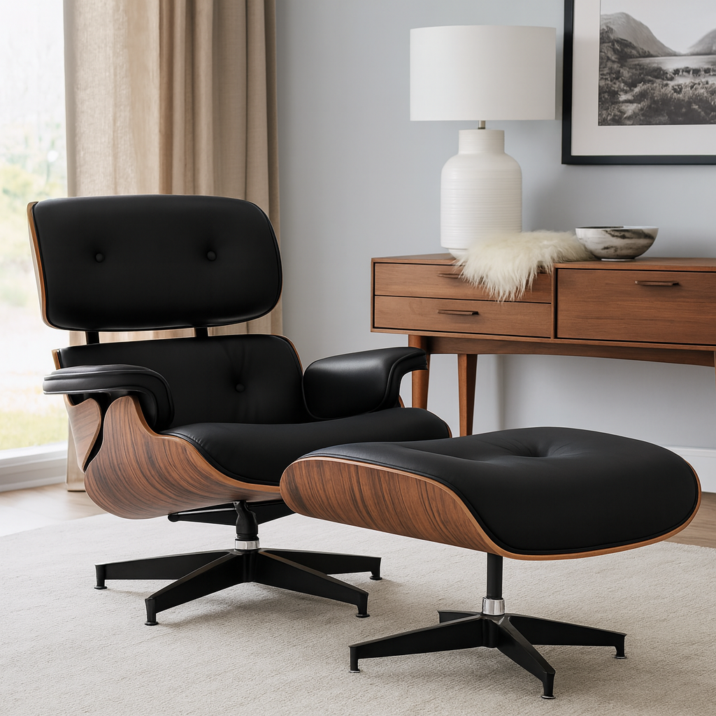 Palisander Wood Lounge Chair