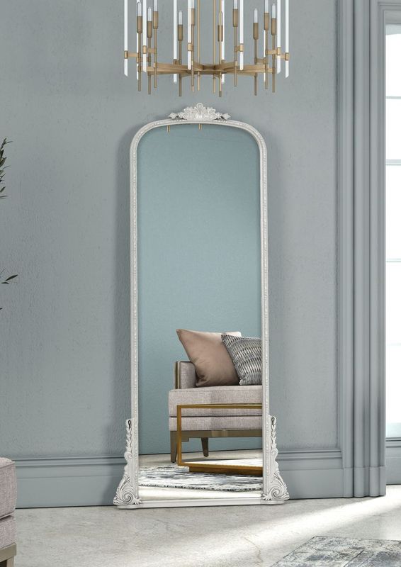 Erised 39" White Mirror