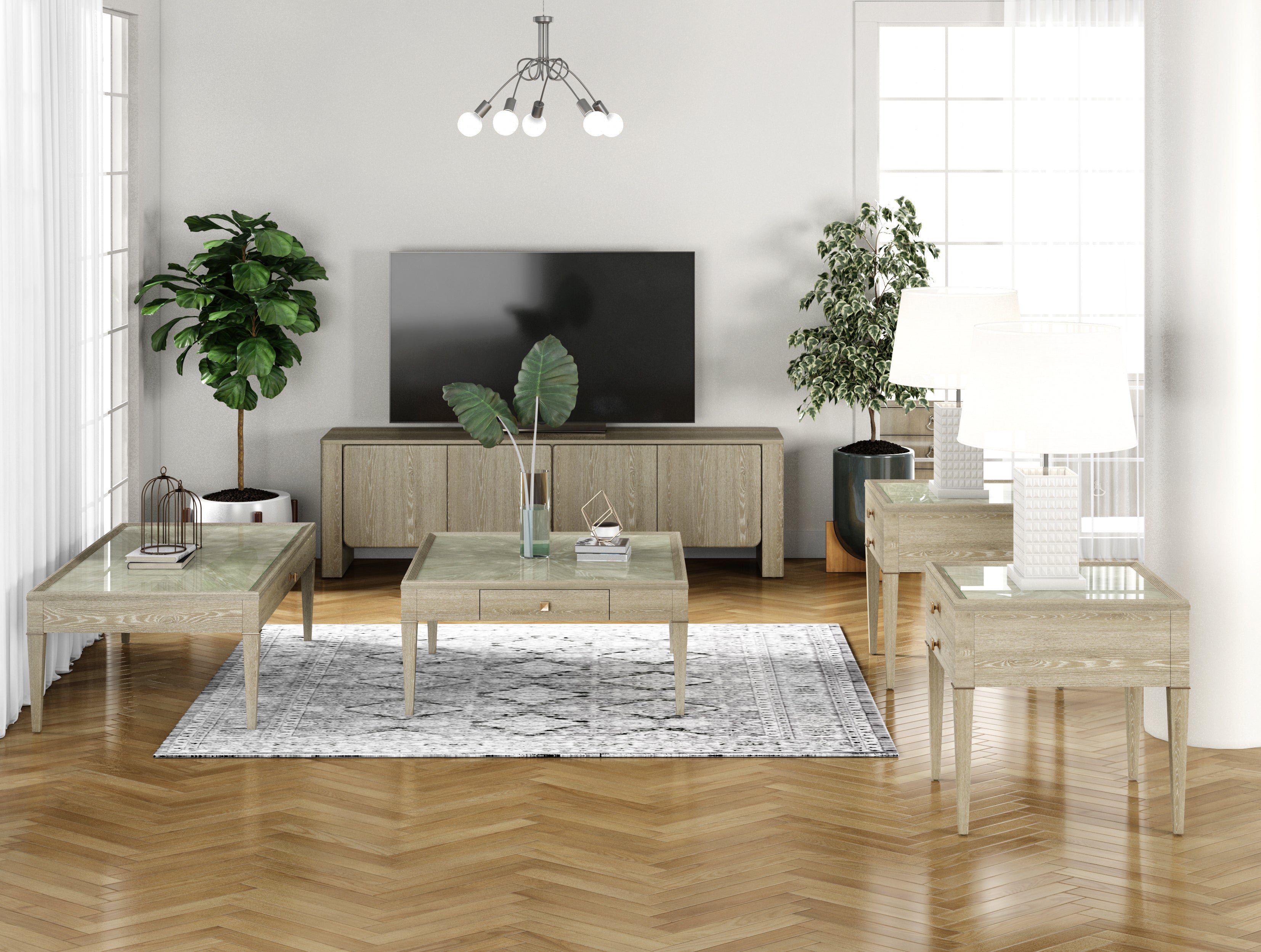 Bella Notte Square Coffee Table