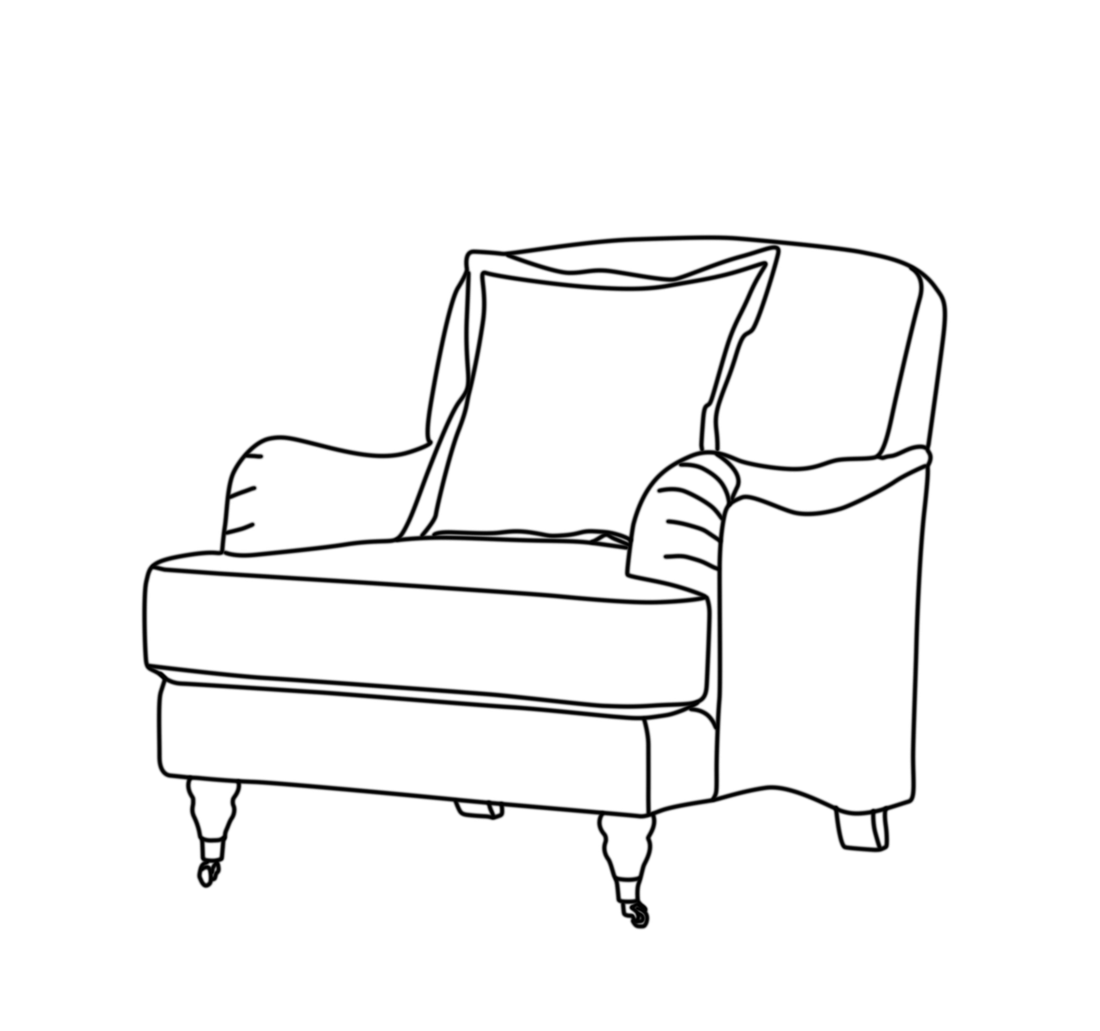 Cottage Calm by Nouf Alaboudi Living Room Set