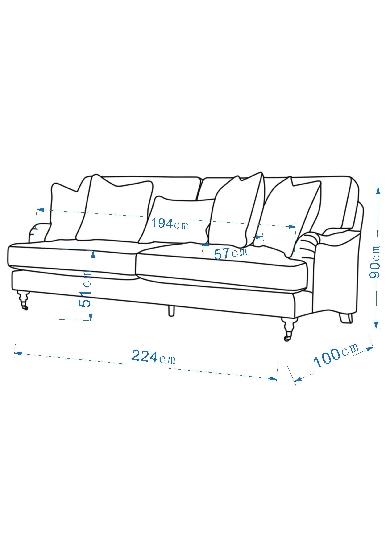 Cottage Calm by Nouf Alaboudi Sofa