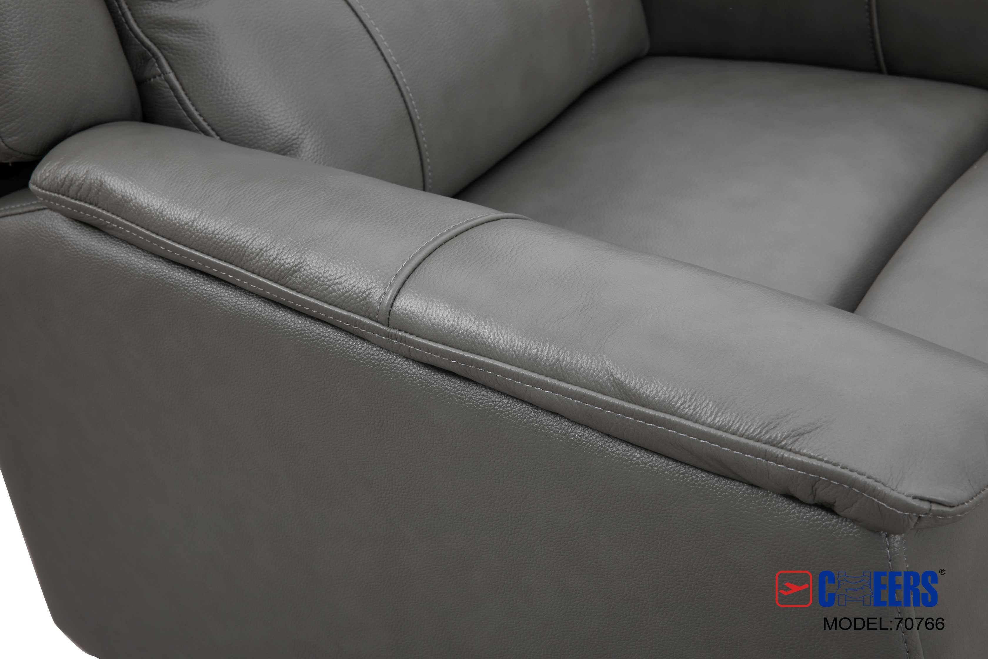 Roots Comfort Grey Manual Recliner Swivel