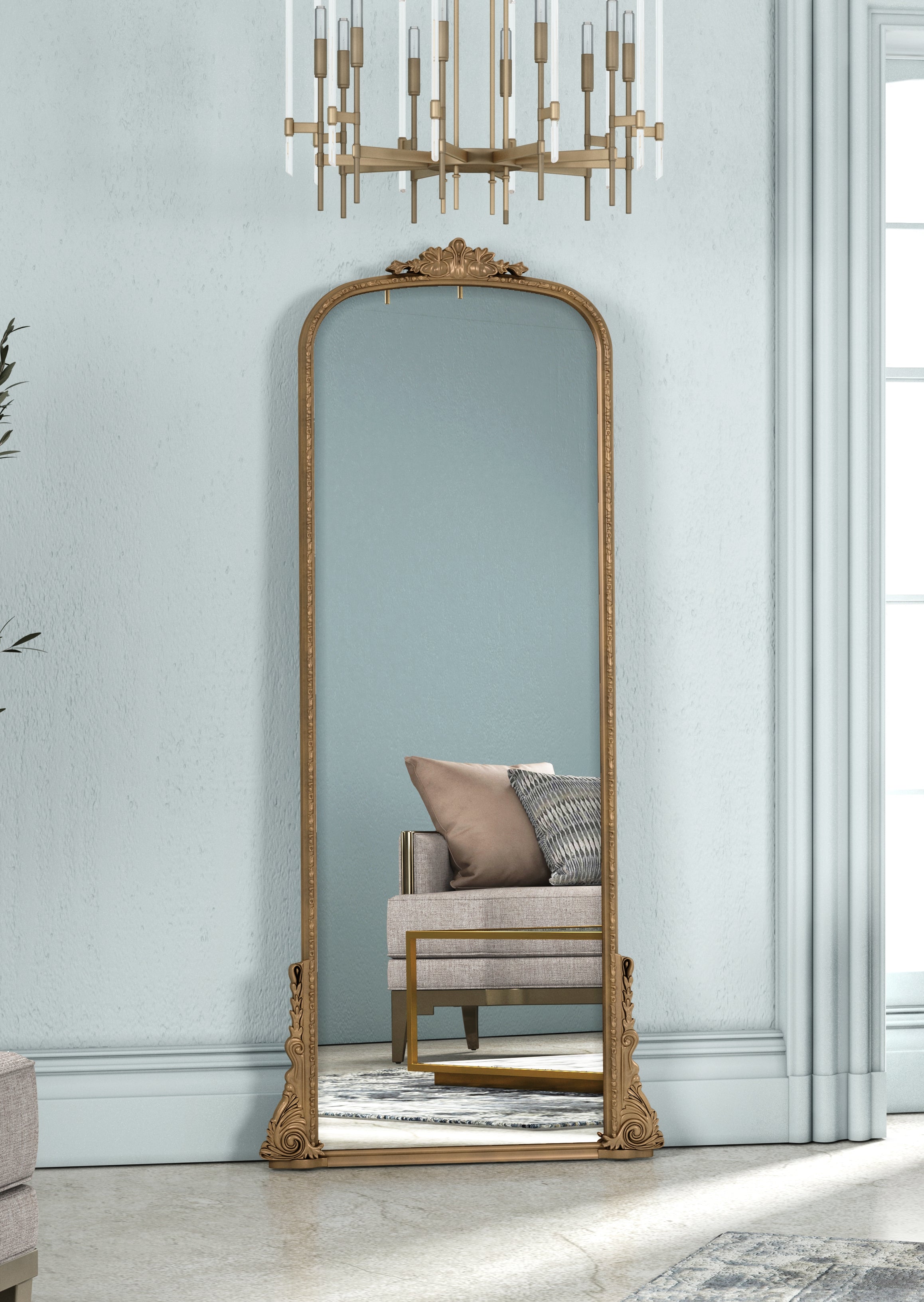 Erised 56" Verdegris Mirror