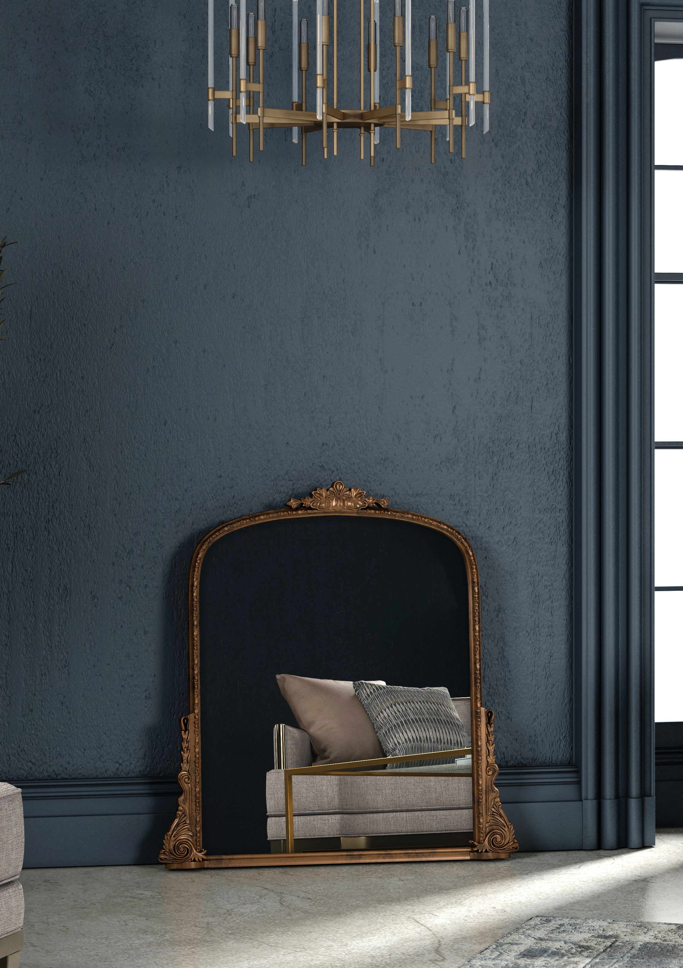 Erised 56" Verdegris Mirror