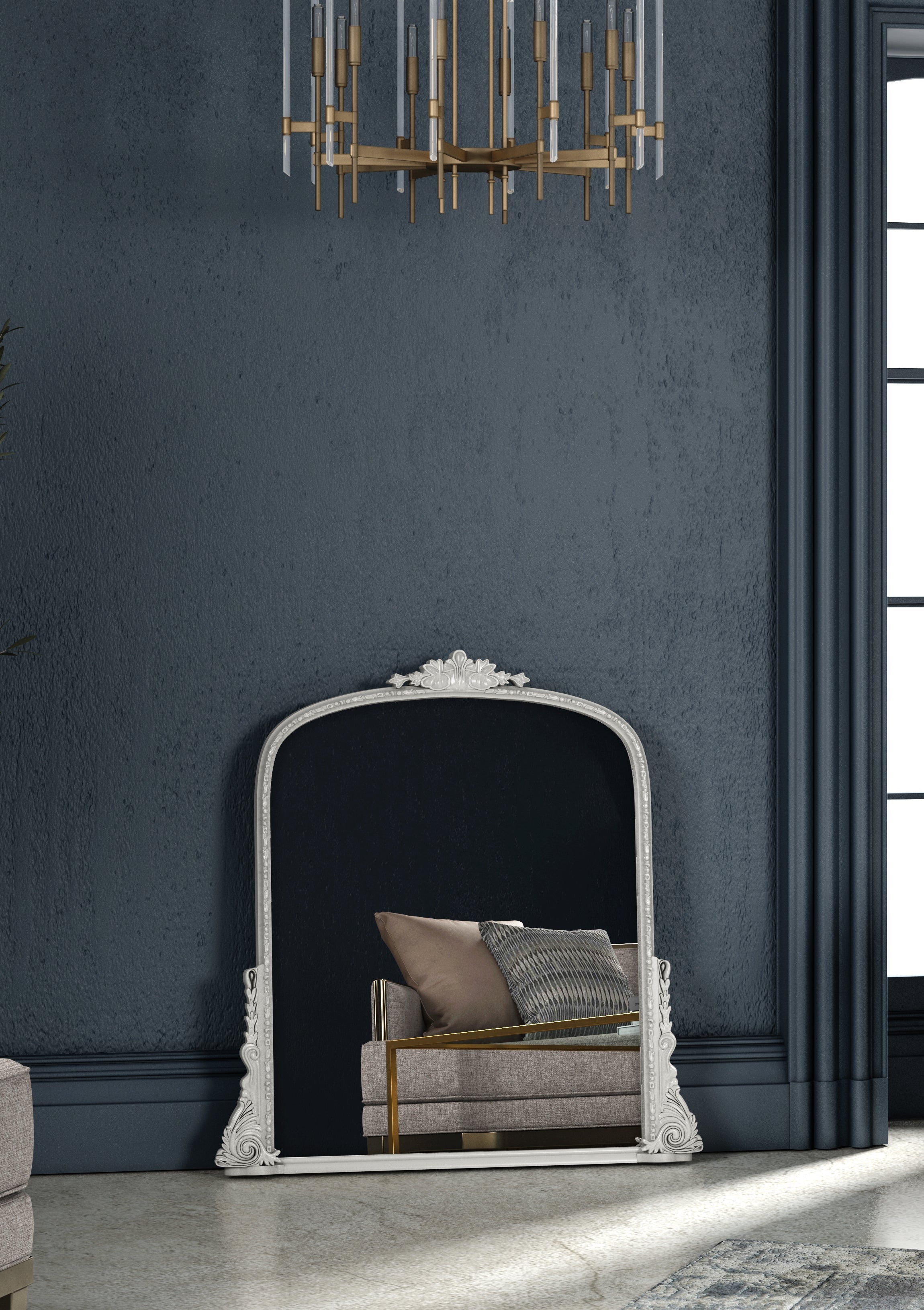 Erised 56" Verdegris Mirror