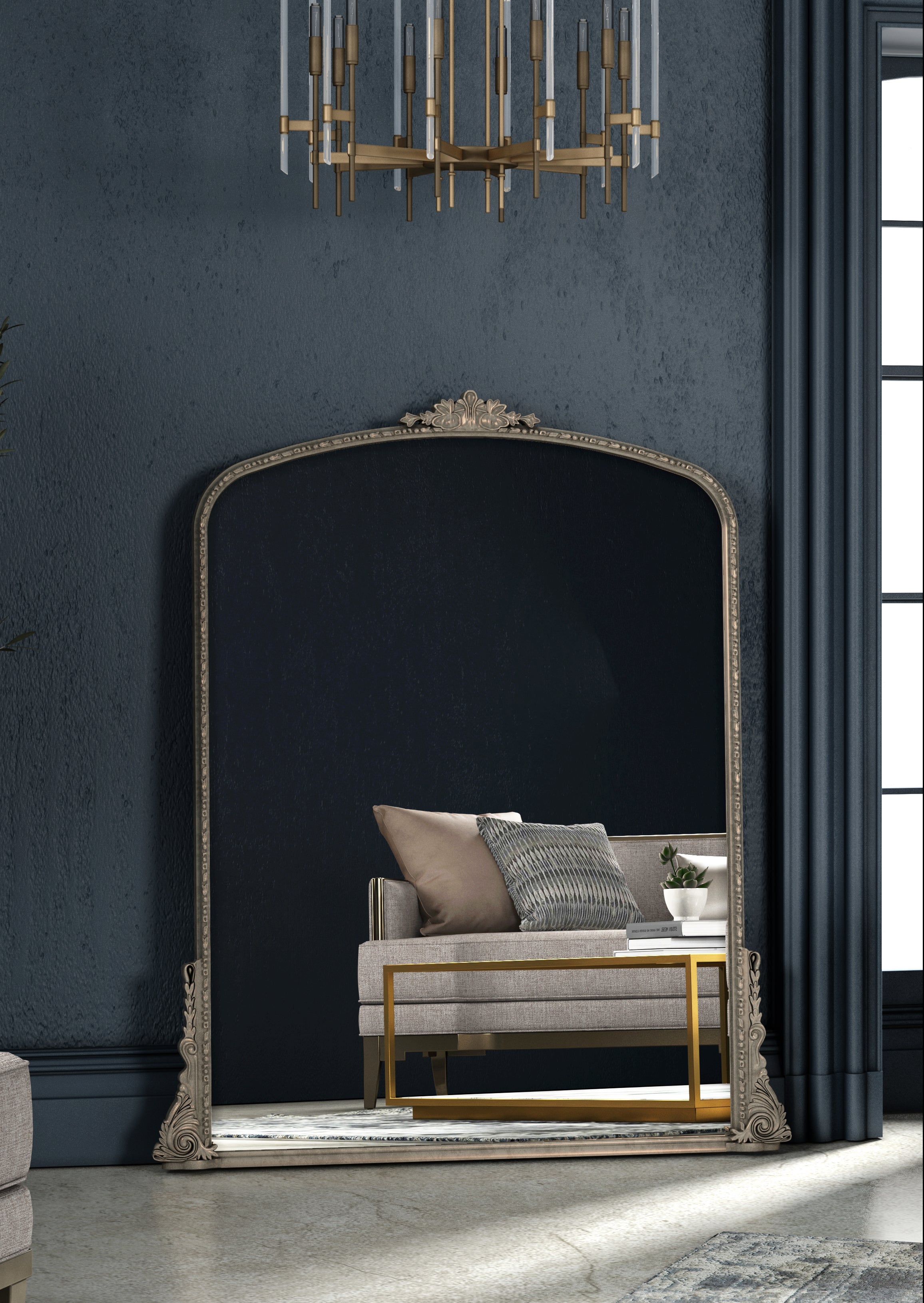 Erised 56" Verdegris Mirror