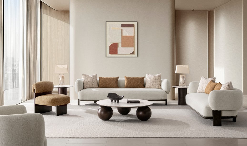 Sahara Sand Leaner Beown Accent Chair
