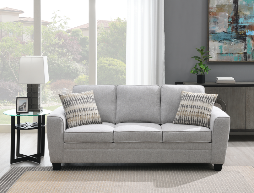 Confa Grey Living Room Set ( Sofa + Loveseat)