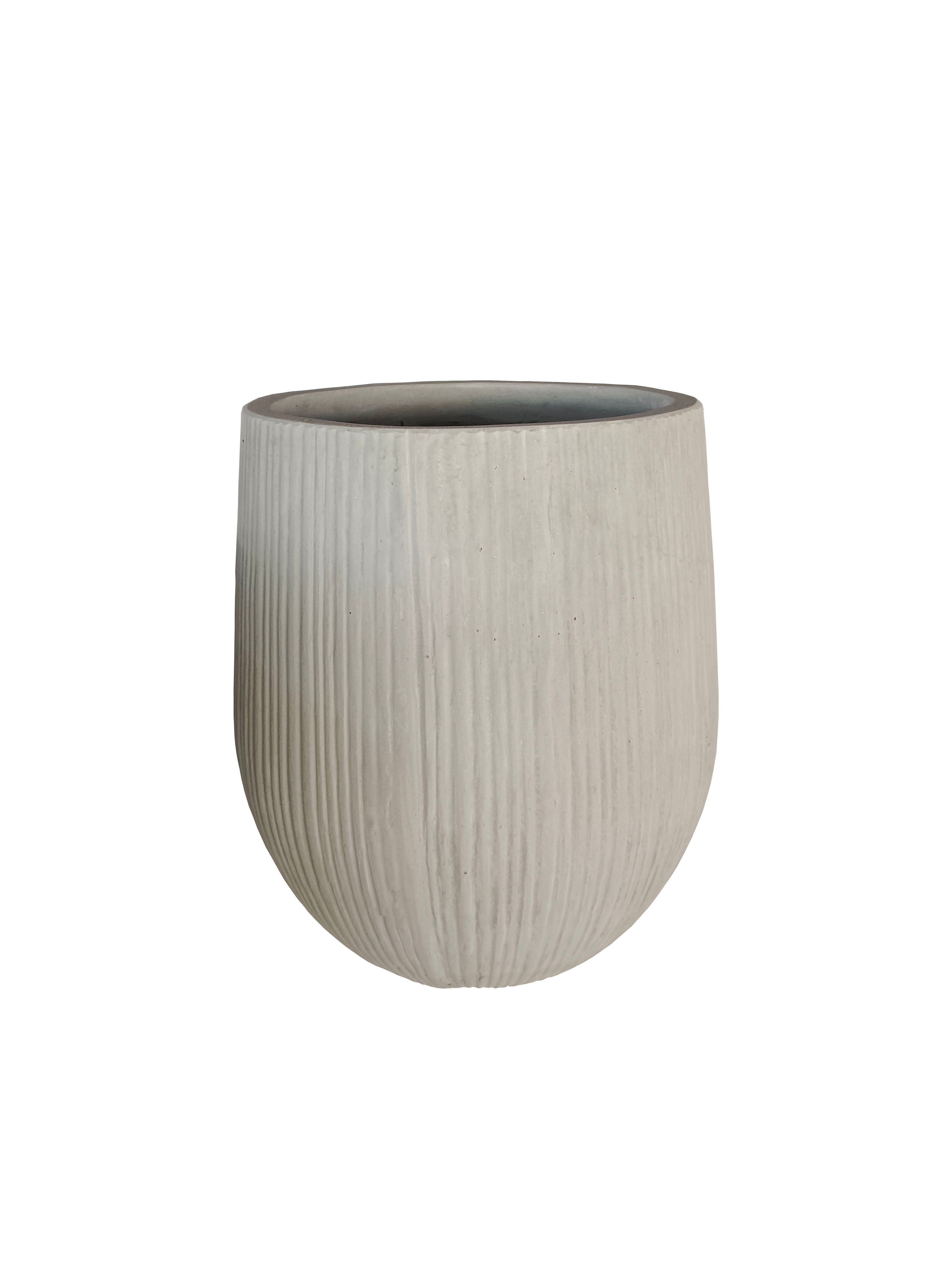 Sand Cement Terrazzo Indoor/Outdoor Plant Pot By Roots37W*37D*40H.