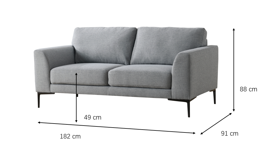 Fossil Sleek Loveseat