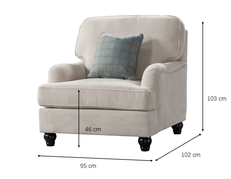 Alma Beige Chair