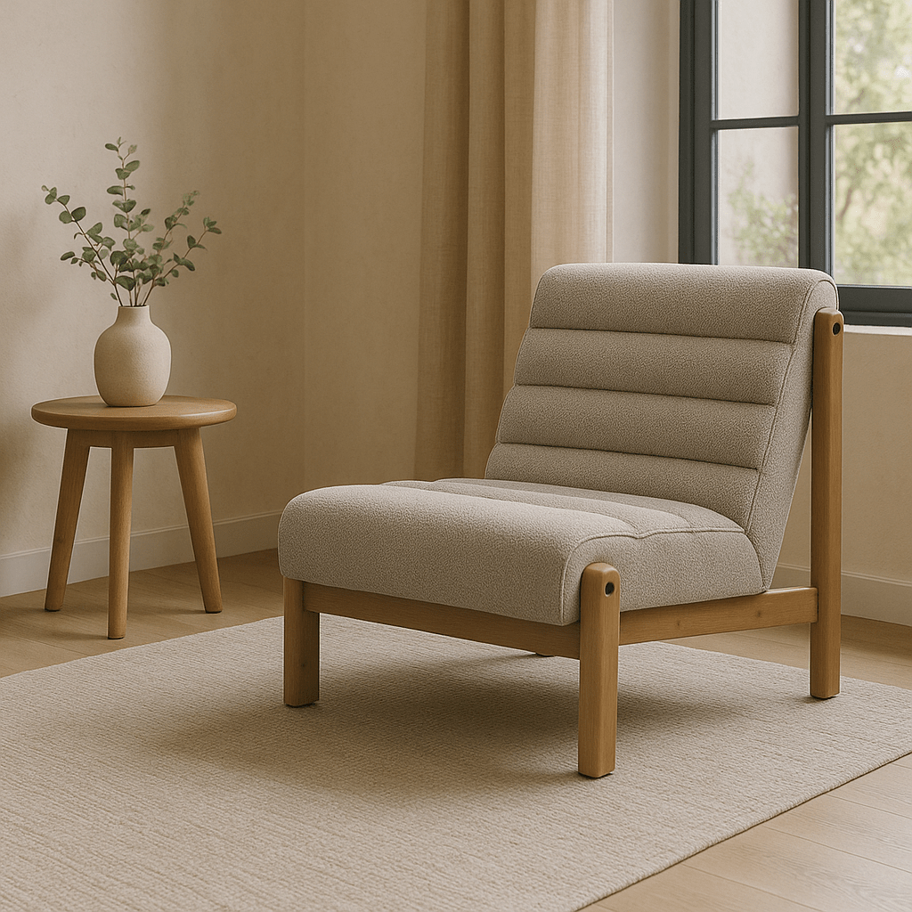 Achilles Camel Accent Chair