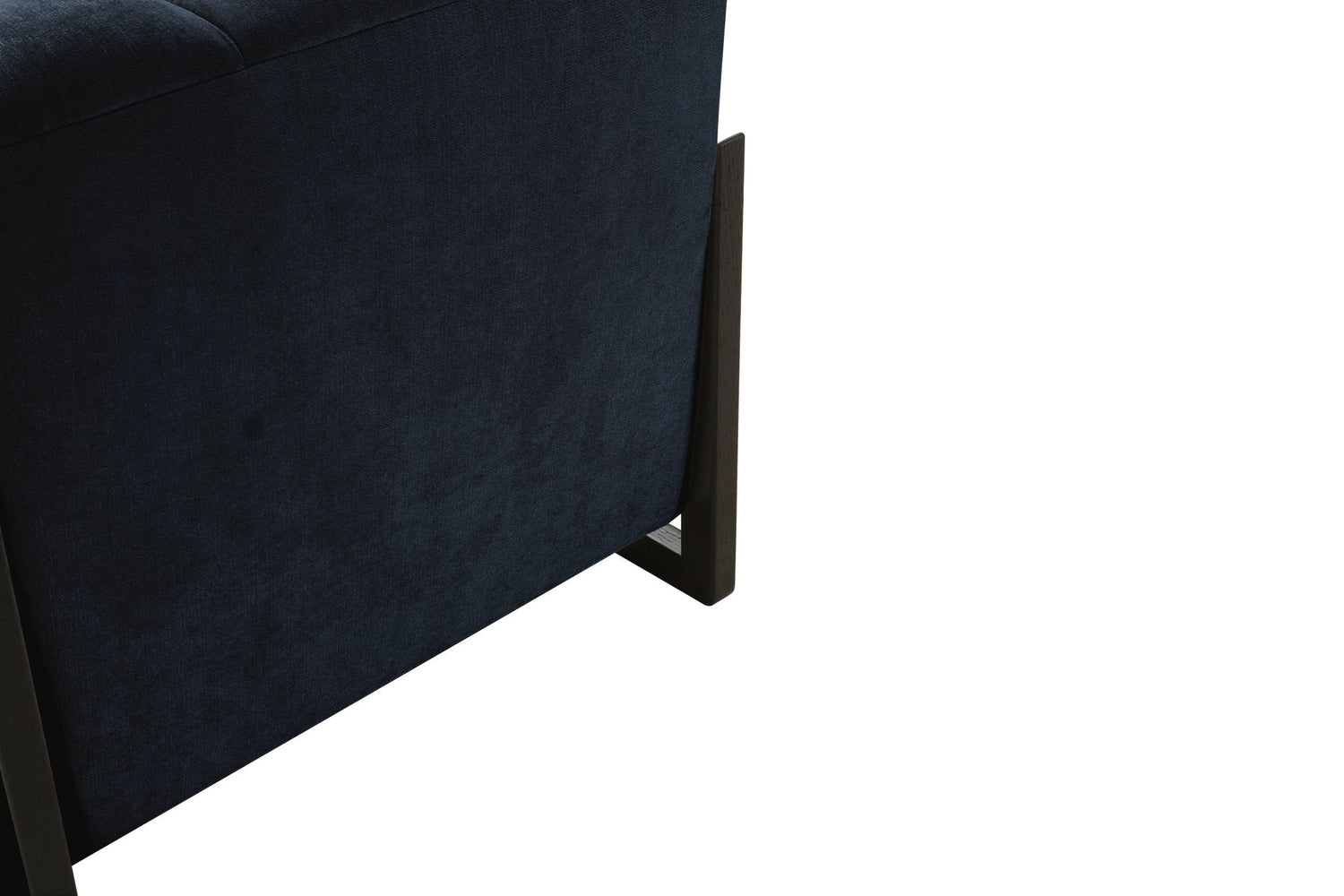 Admiral Navy Accent chair - Wooden frame