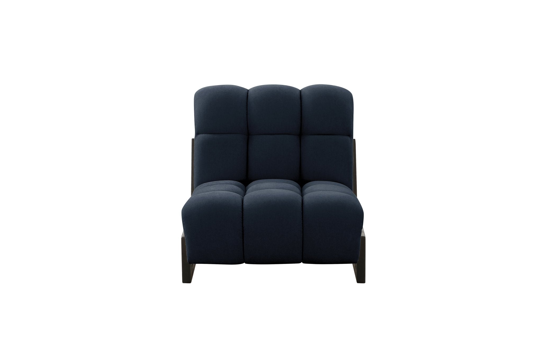 Admiral Navy Accent chair - Wooden frame