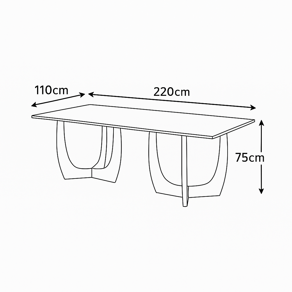Hana White Marble Dining Table 8