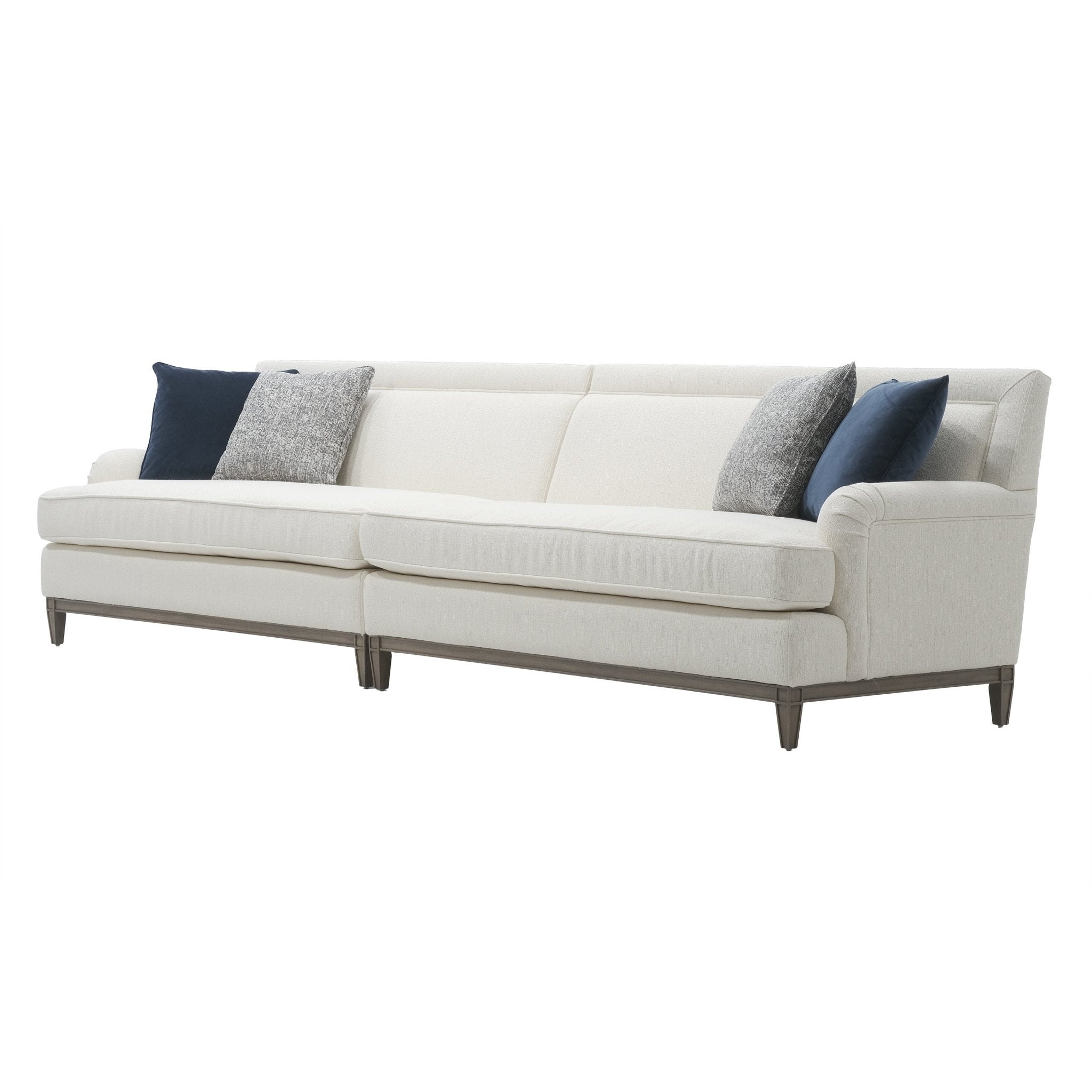 Amelia Navy 5 Seater Sofa (358cm)