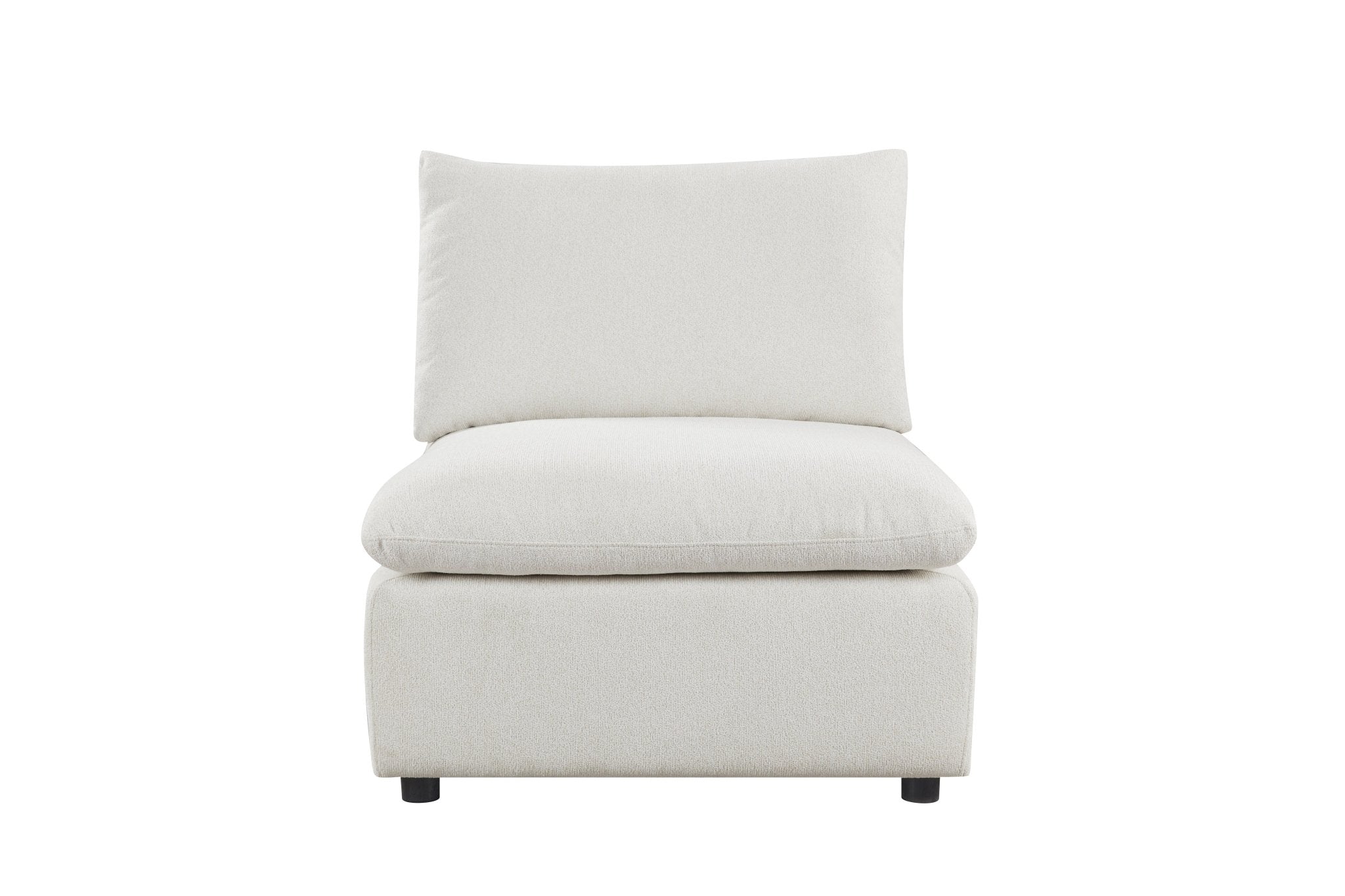 Anees Beige Armless Chair (86CM)