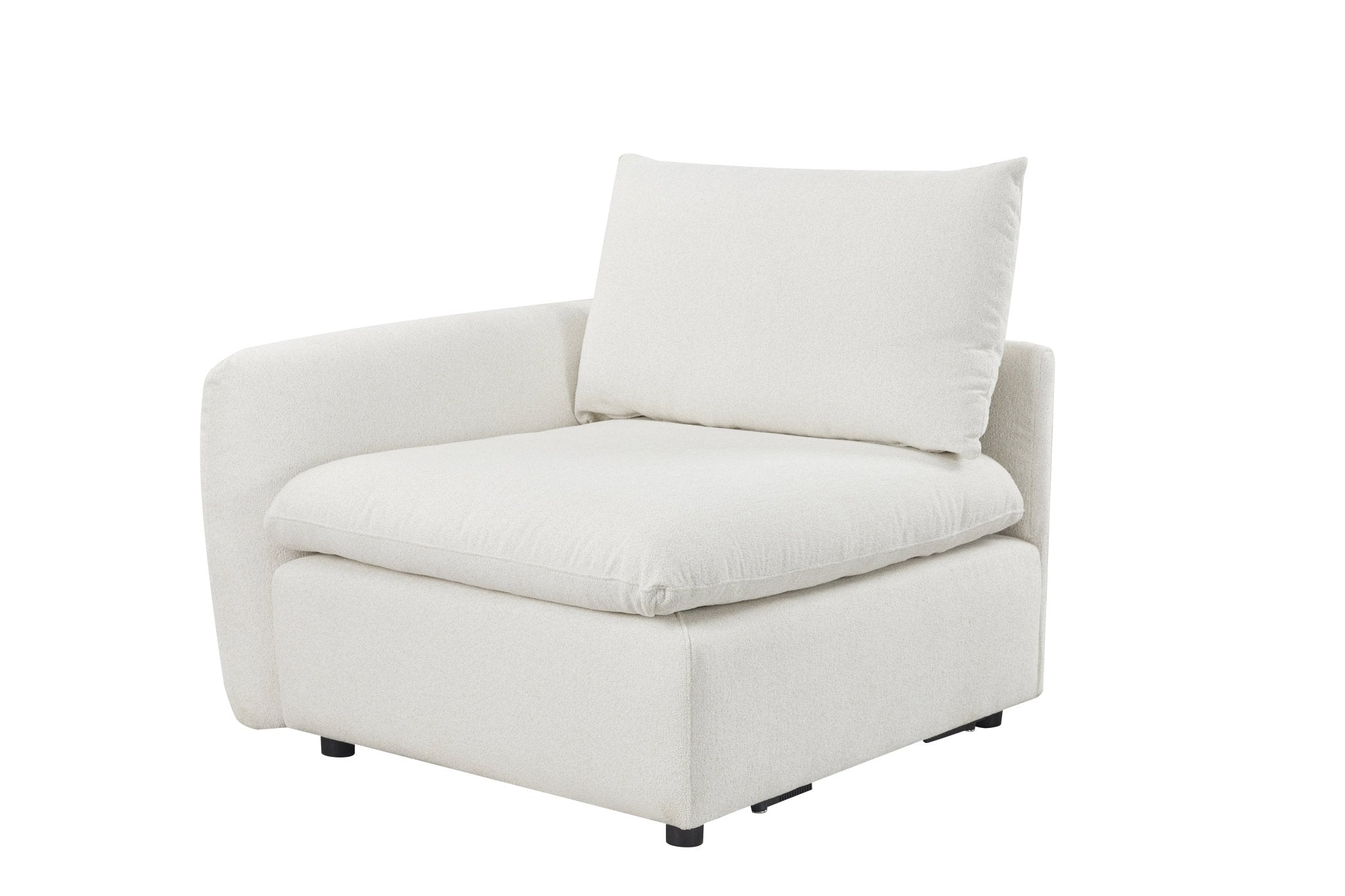 Anees Beige LAF 1 Seater (108CM)