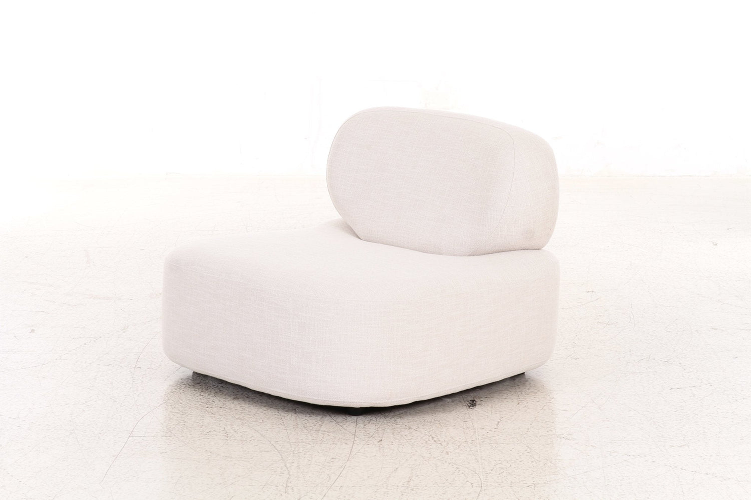 Arena White Accent Chair