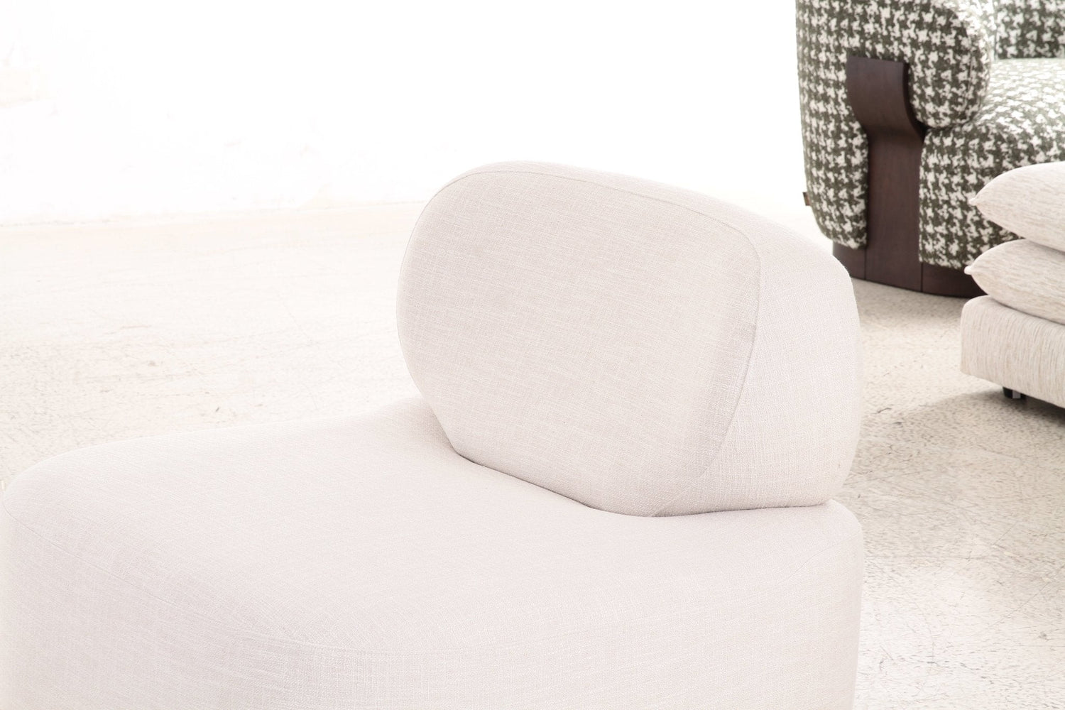 Arena White Accent Chair