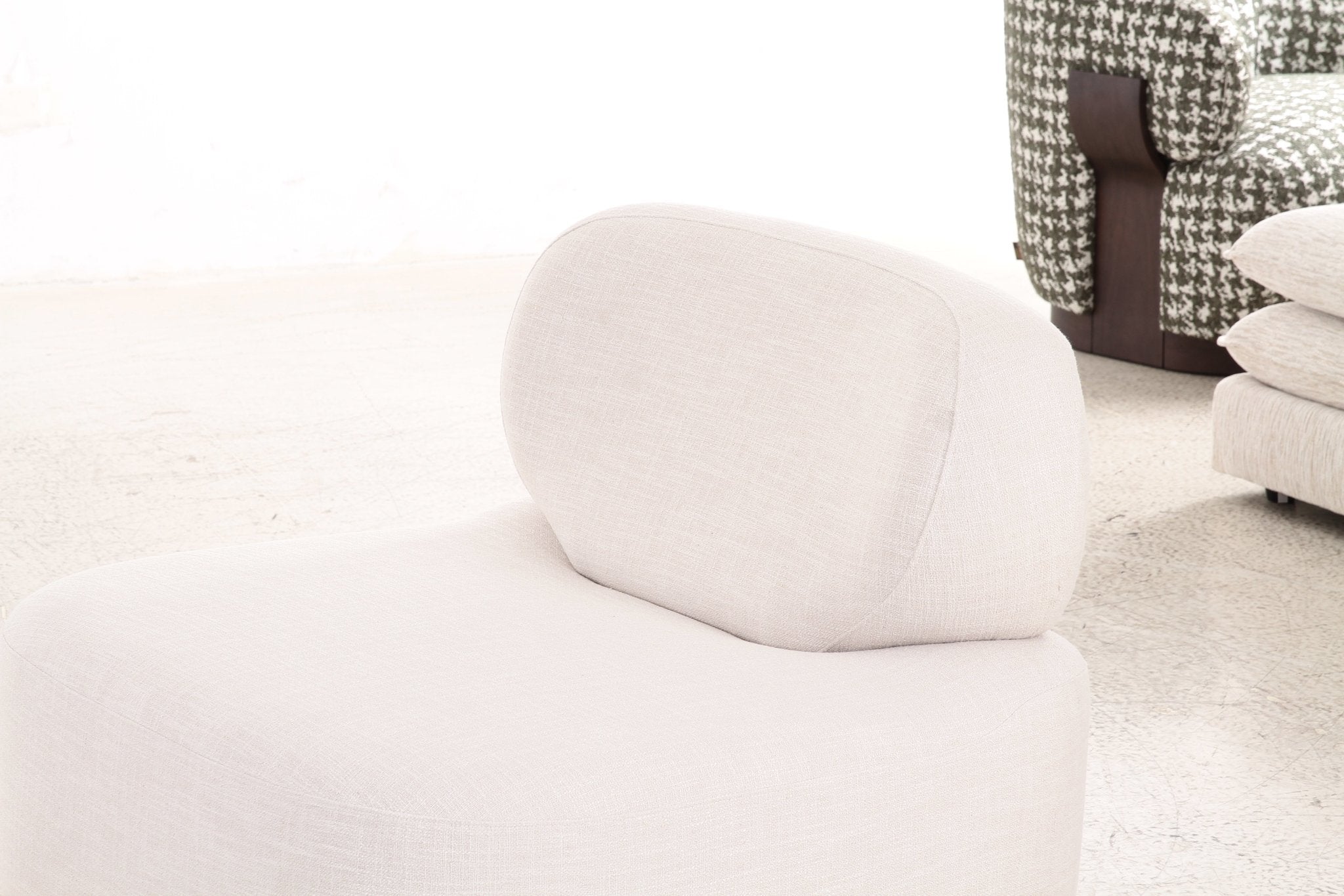 Arena White Accent Chair