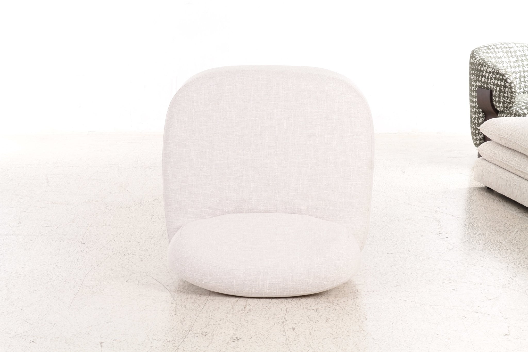 Arena White Accent Chair