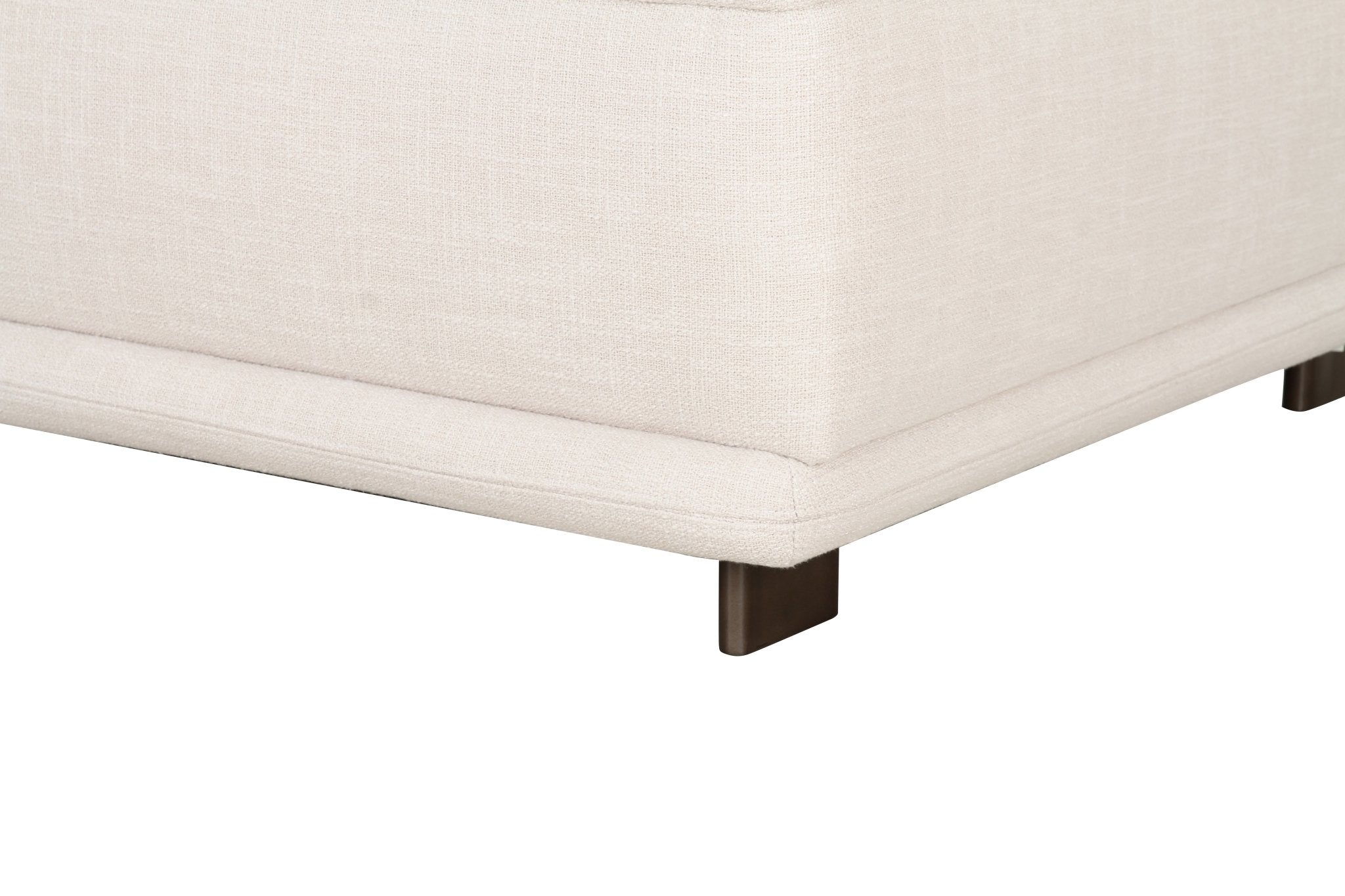 Arena White Armless Chair