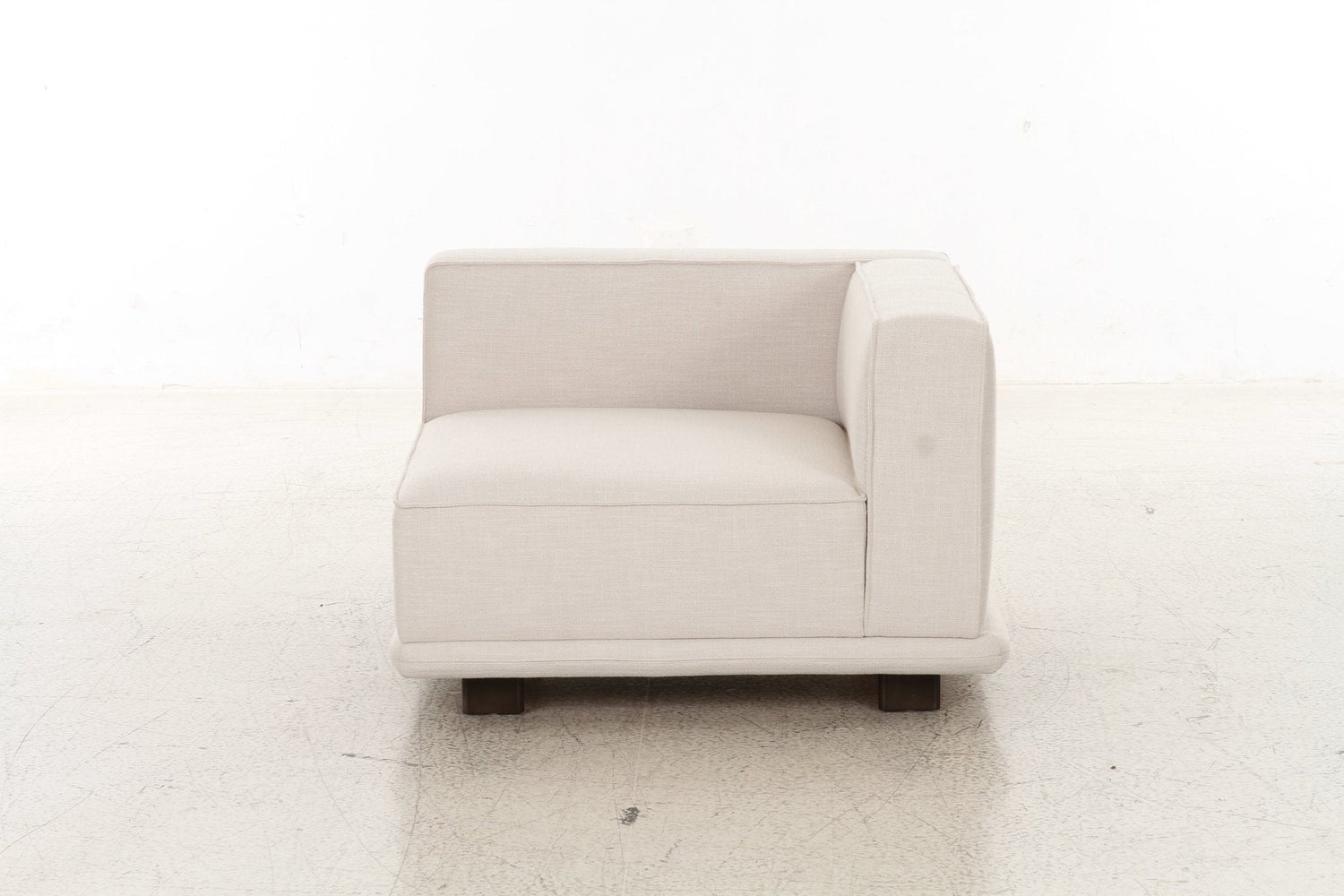 Arena White Corner sofa