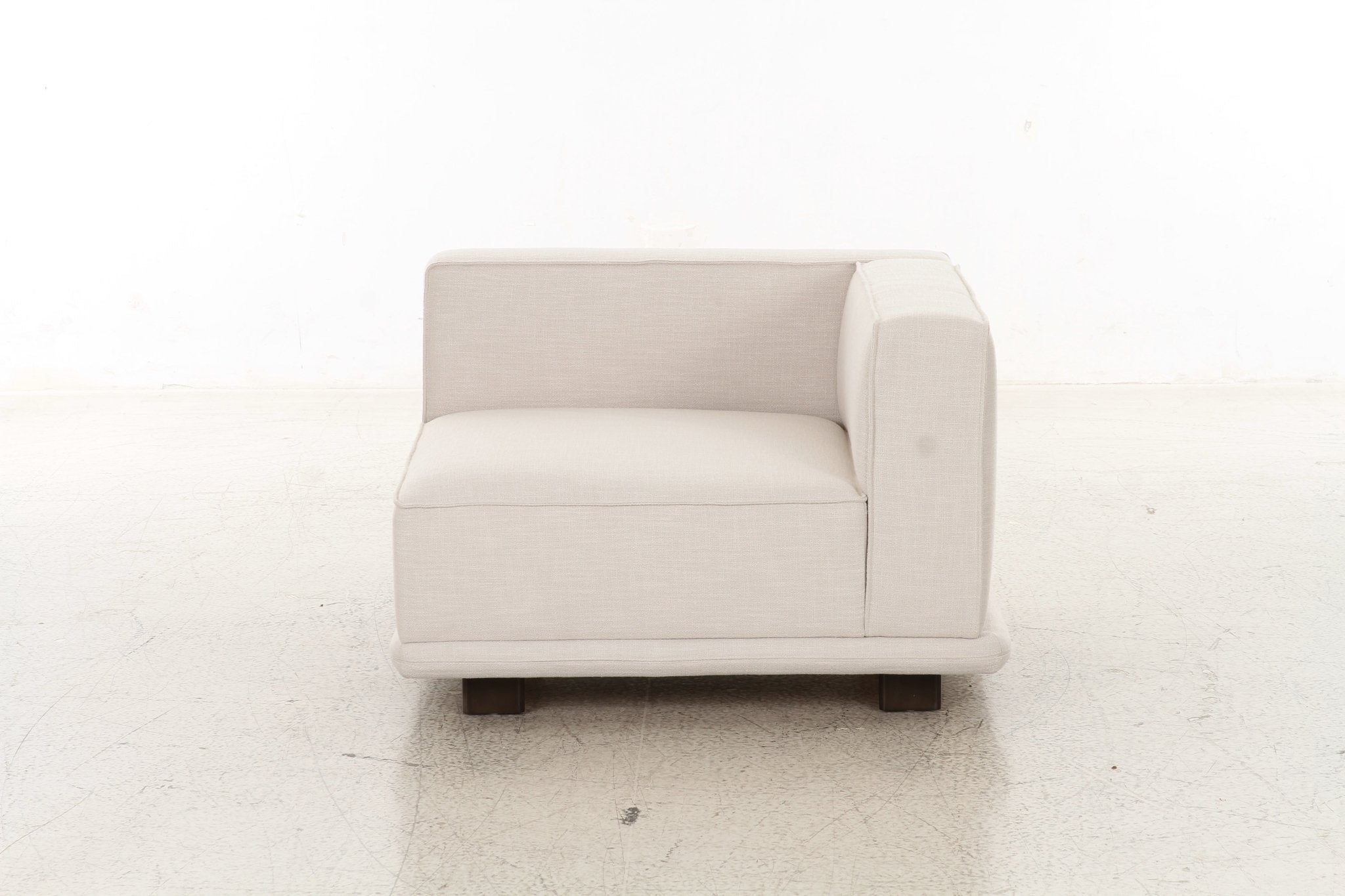 Arena White Corner sofa