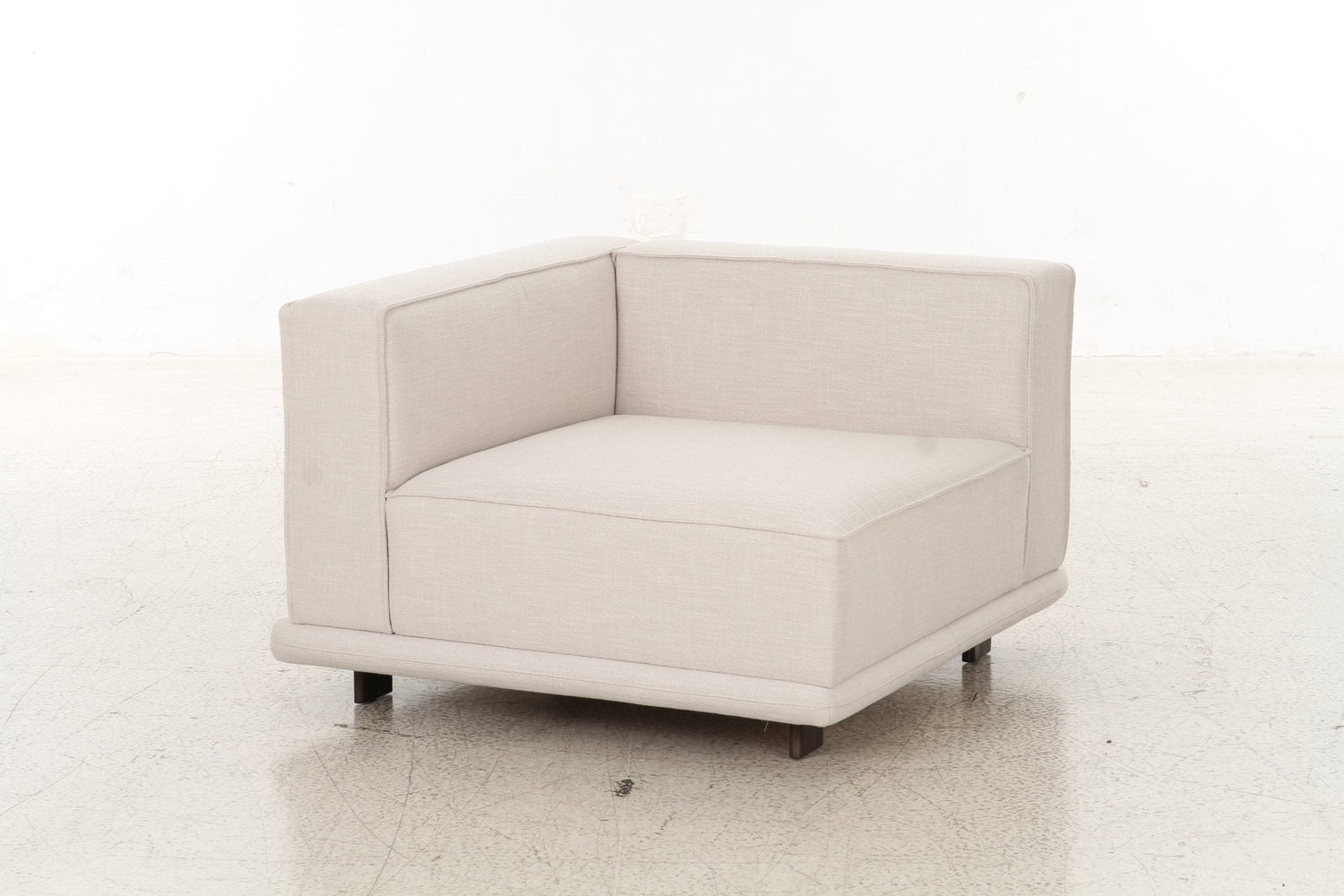 Arena White Corner sofa