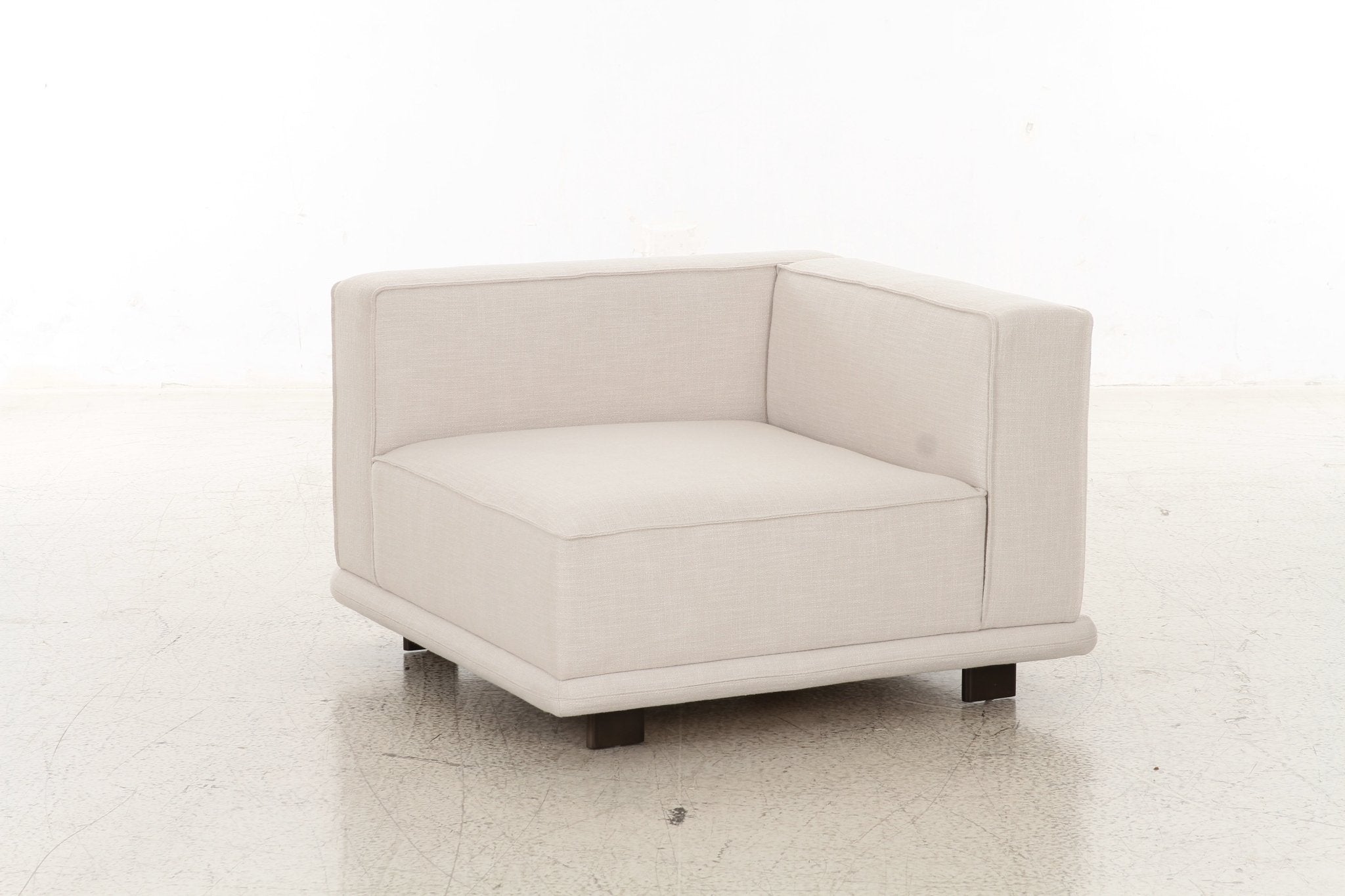 Arena White Corner sofa