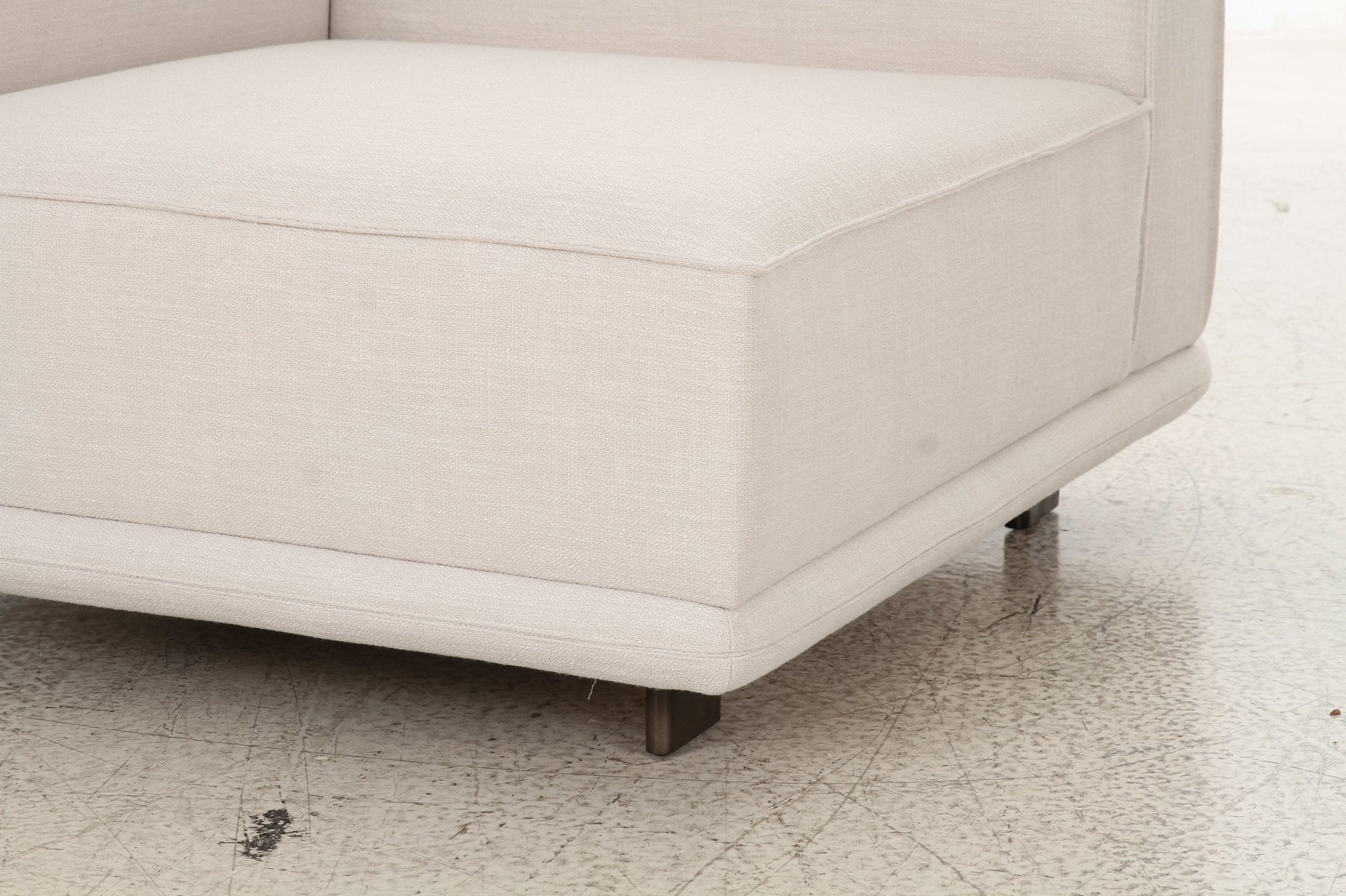 Arena White Corner sofa