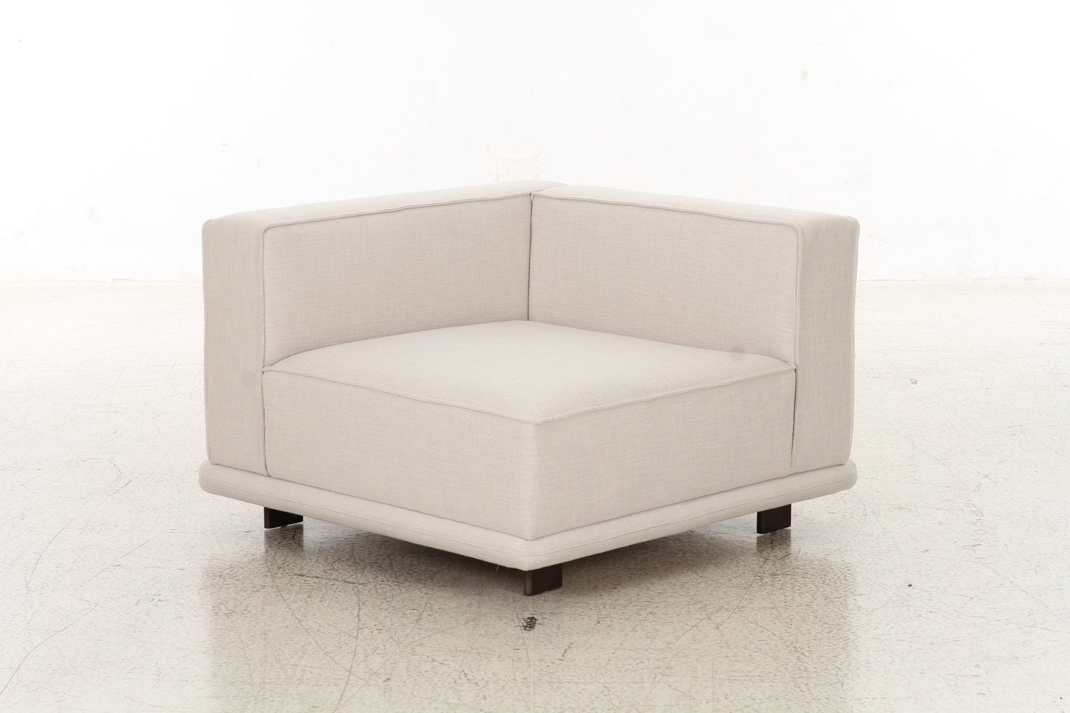 Arena White Corner sofa