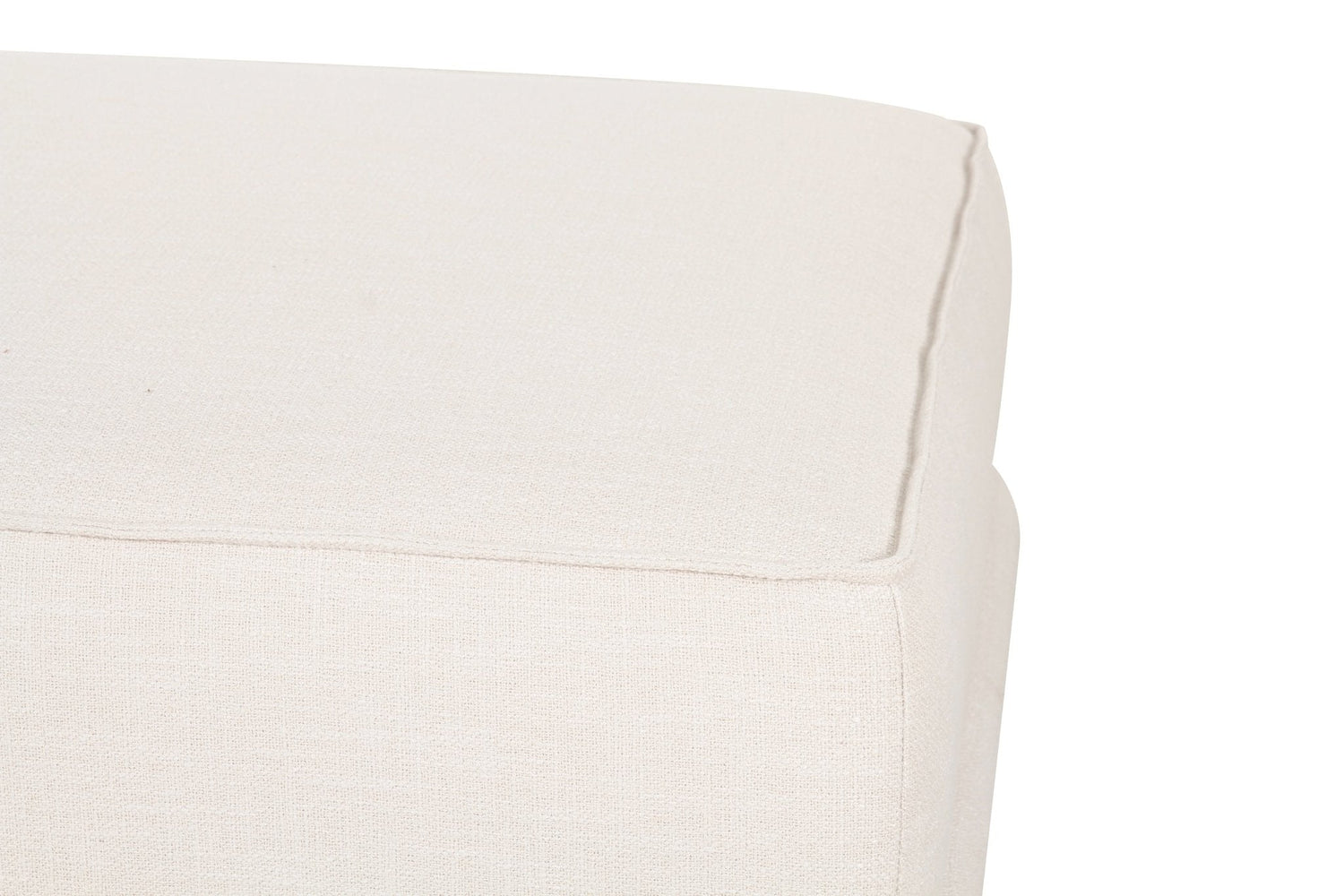 Arena White Ottoman