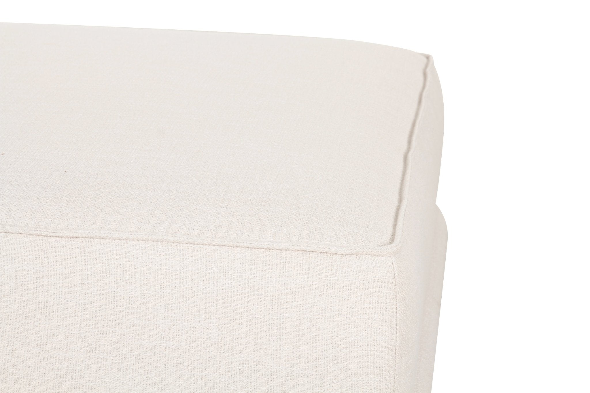 Arena White Ottoman