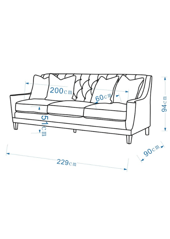Aria Beige Sofa