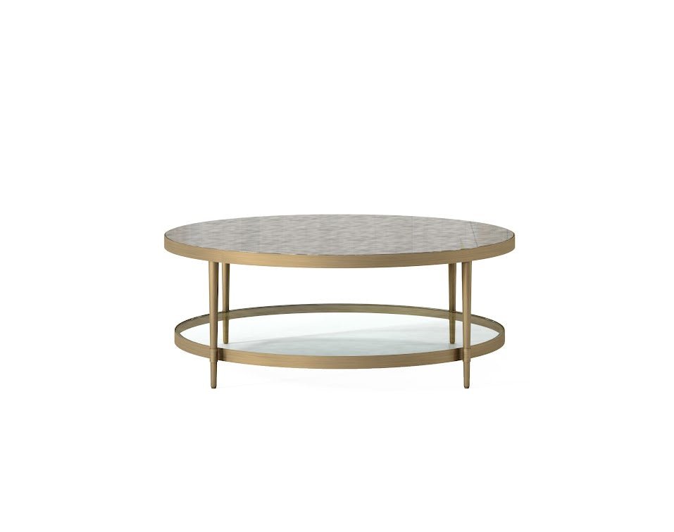 Astoria rectangular Atnique Mirror COFFEE TABLE