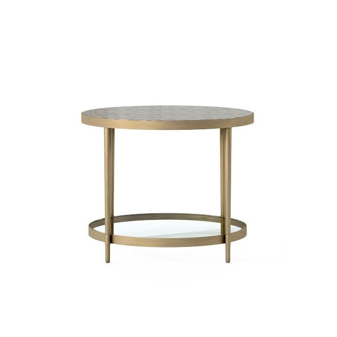 طاولة جانبية Astoria Round Atnique Mirror