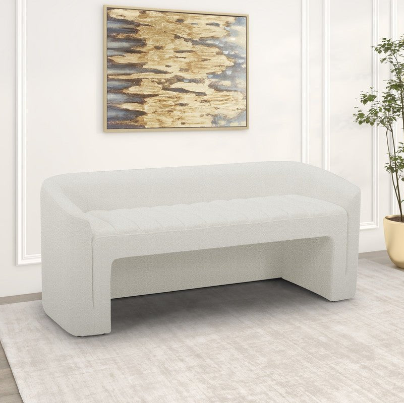 Astra Beige Ottoman with rest