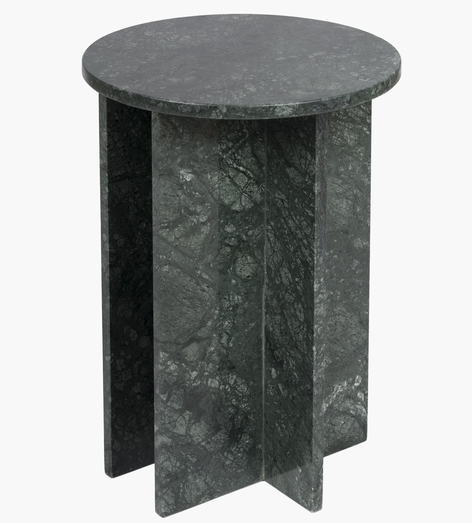 Atrium Green Marble Round side Table