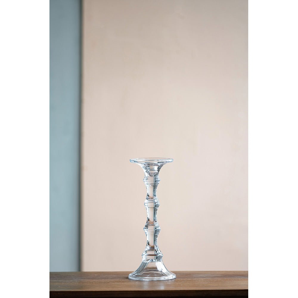 Audrey Glass Candlestick, Tall