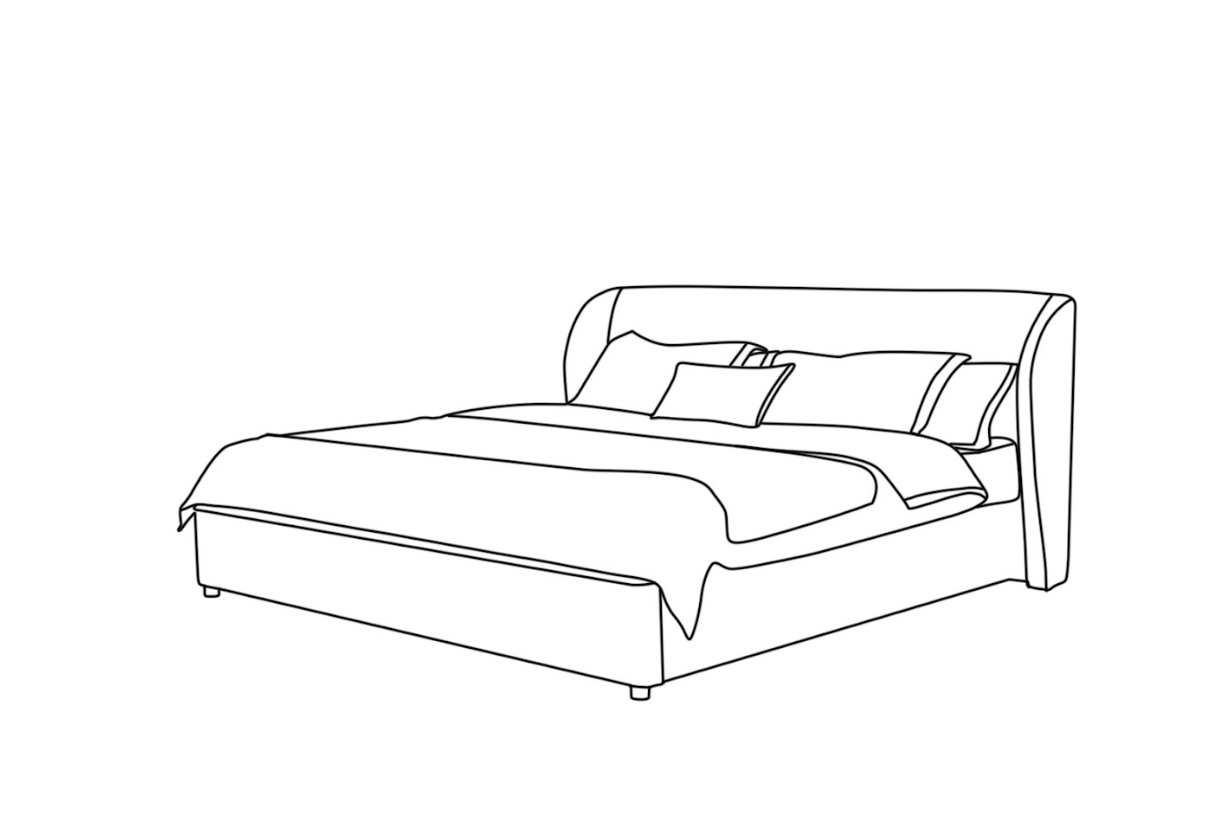 Aurelia Bed US KING SIZE