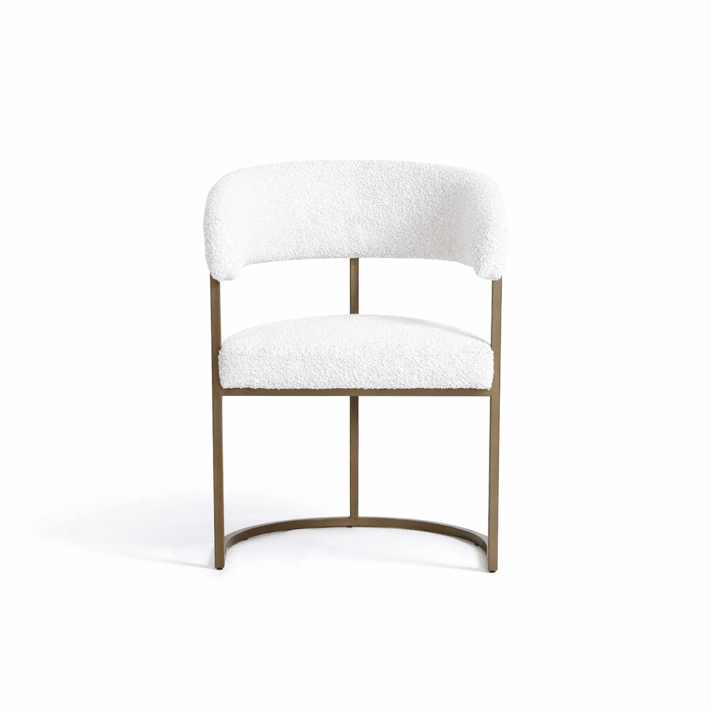Axis Cream Boucle Dining Chair
