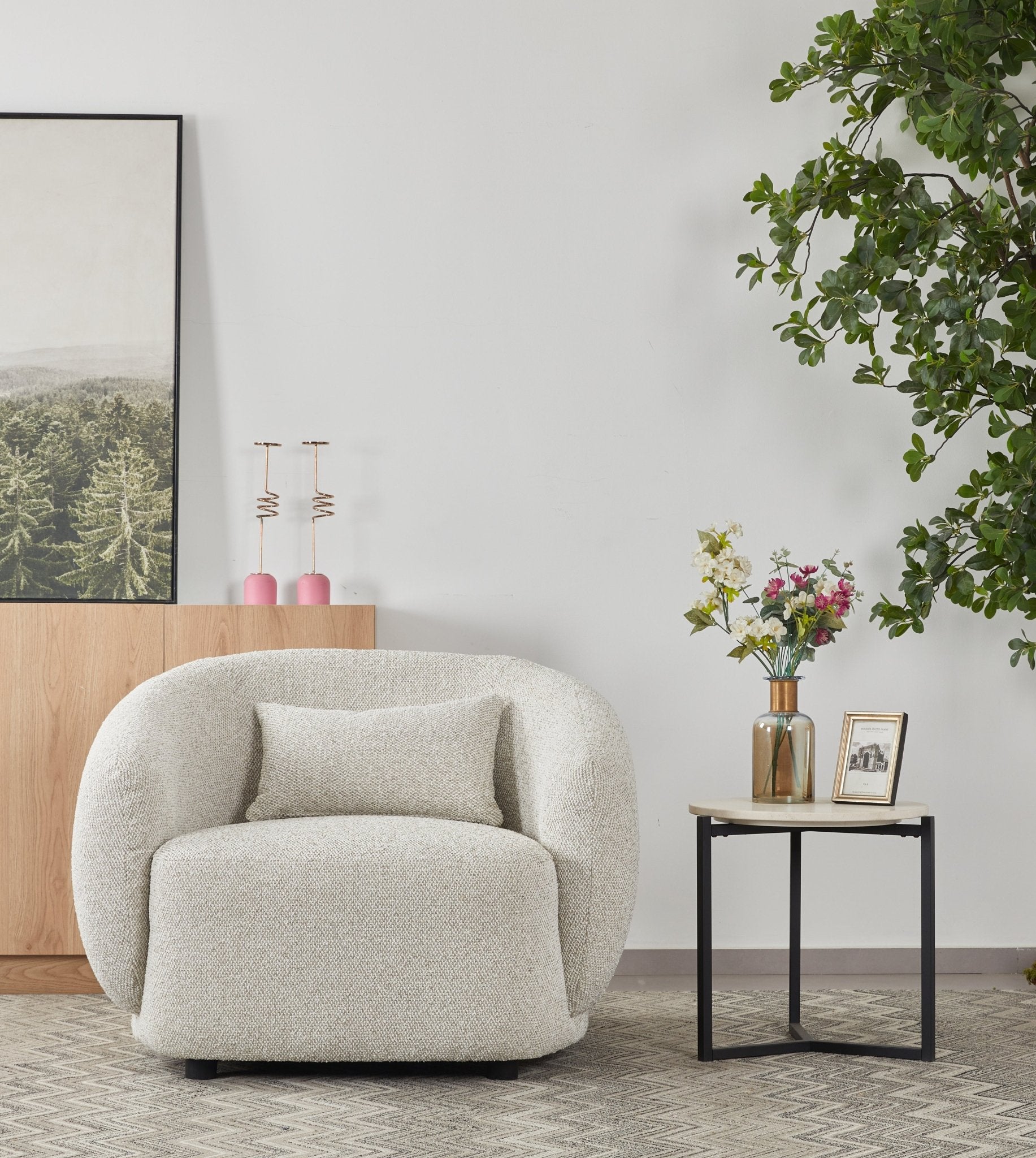 Barcelona MARBLE Accent Chair (102CM)