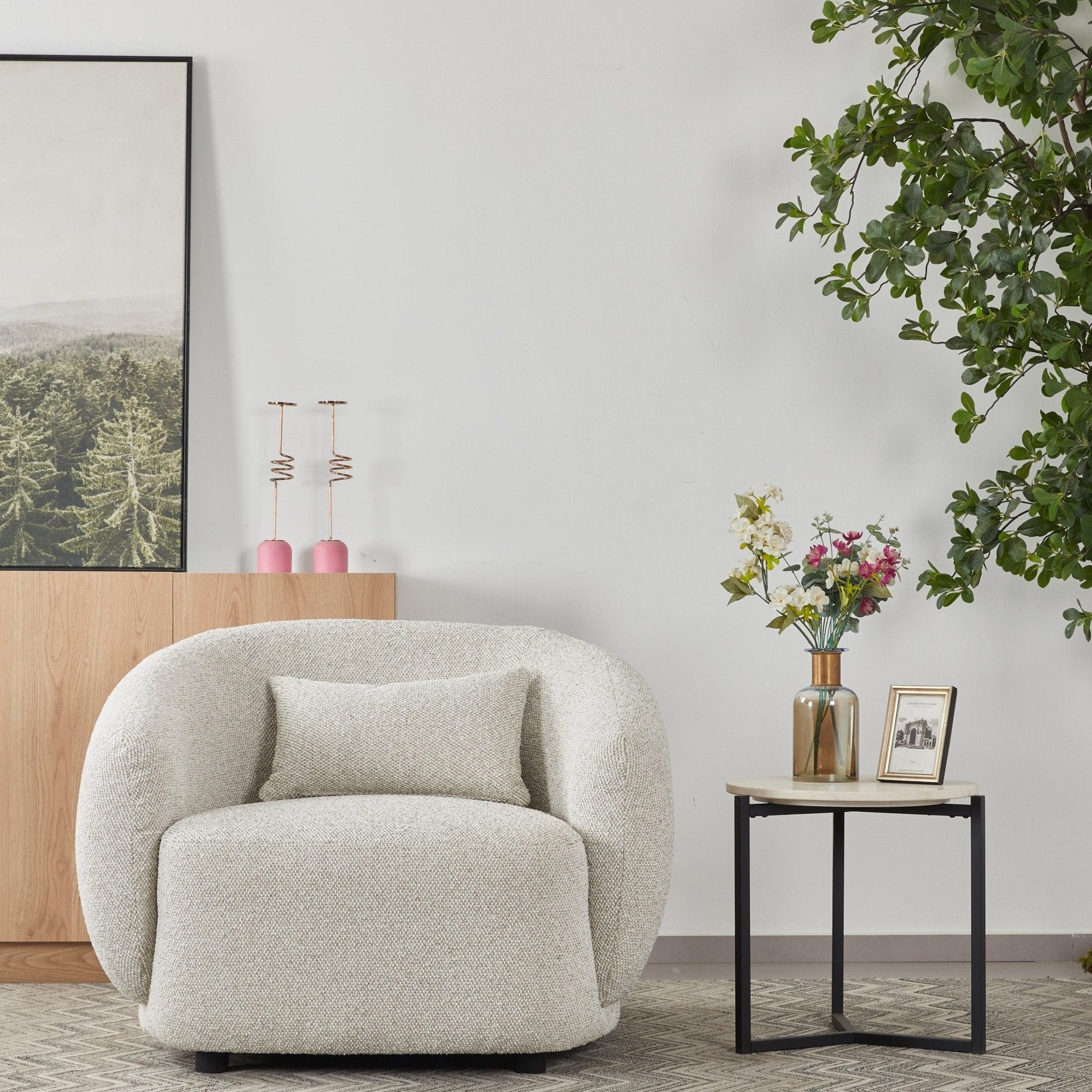 Barcelona MARBLE Accent Chair (102CM)