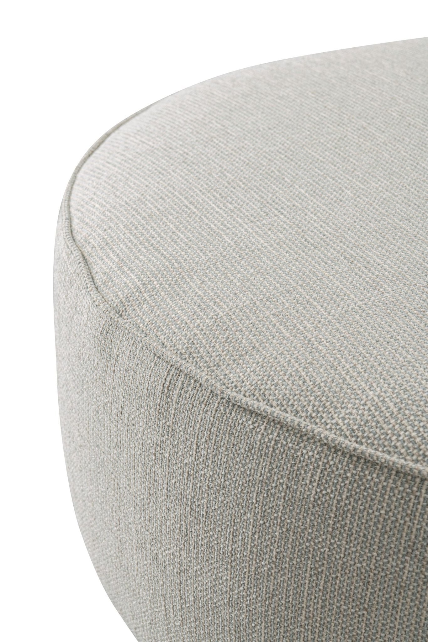 Beige Boucle Ottoman W91xH36cm