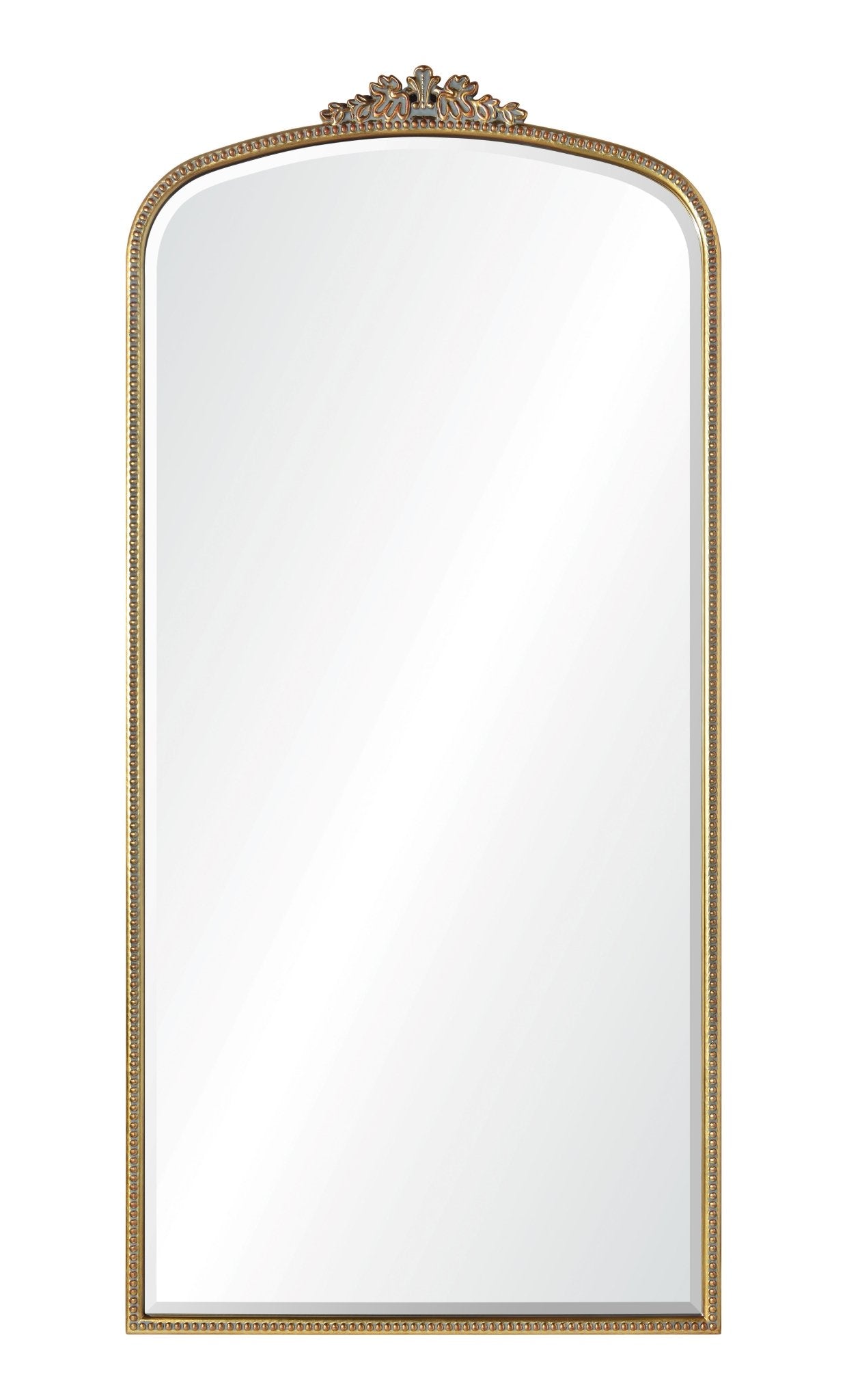 Bevel mirror, antique gold leaf finishing