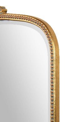 Bevel mirror, antique gold leaf finishing
