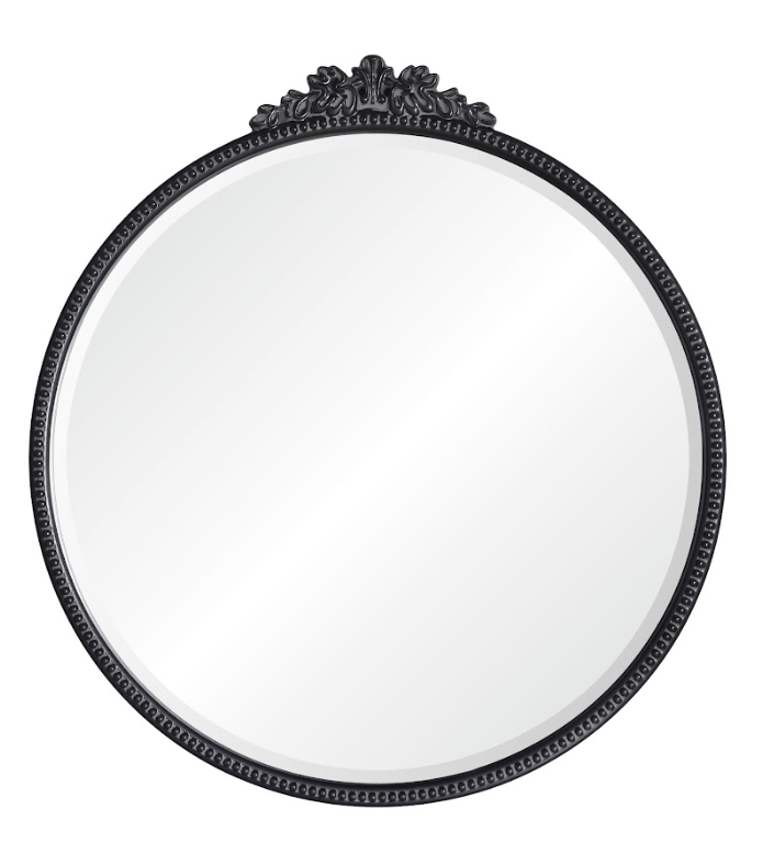 Bevel mirror, antique gold leaf finishing