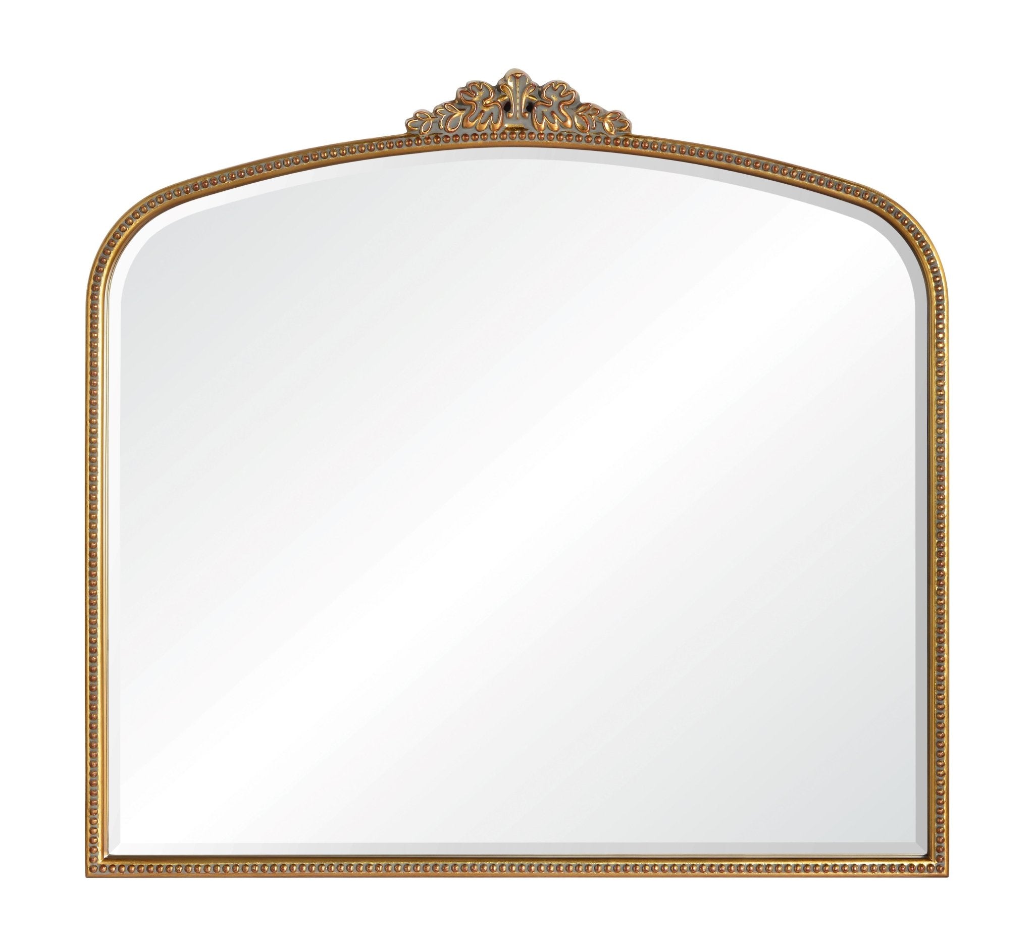 Bevel mirror, antique gold leaf finishing